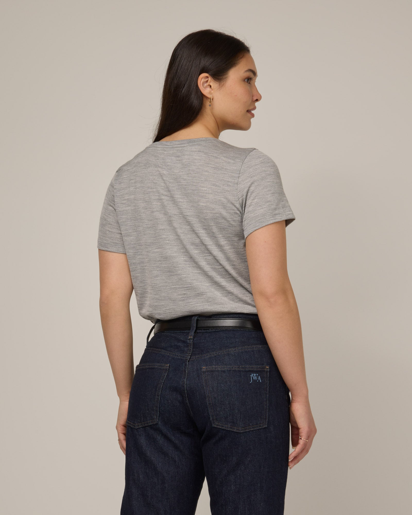 NIC+ZOE Women's Crew Neck Short Sleeve Sweater Tee - Lightweight Knit Top, Soft Cashmere Feel