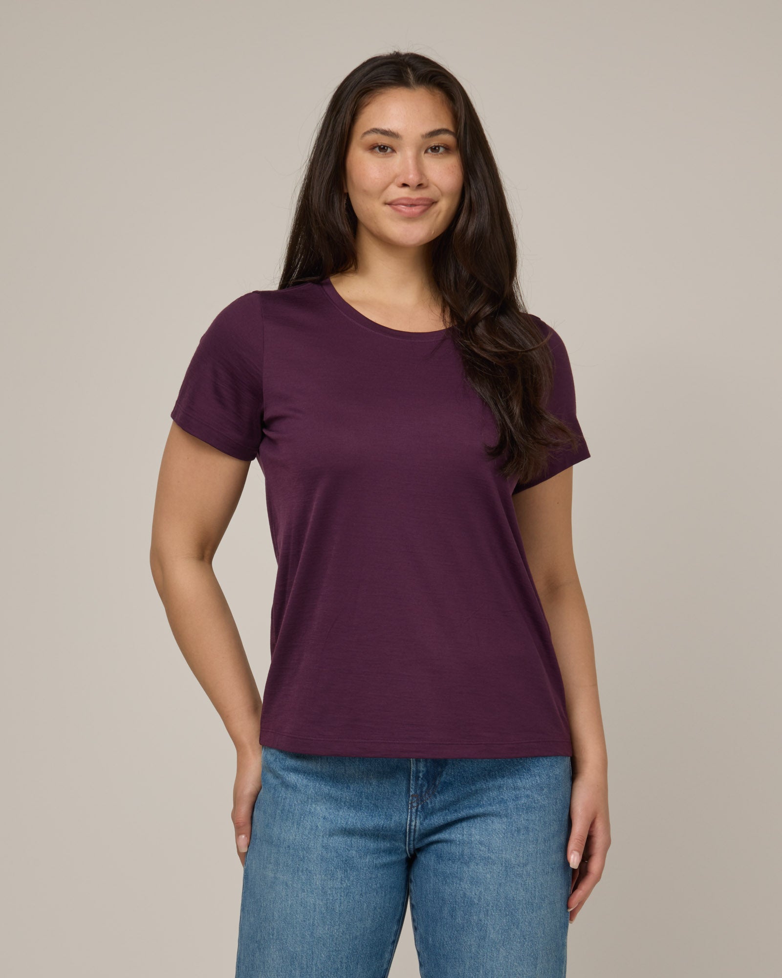 Zoe Easy Crew Neck Tee