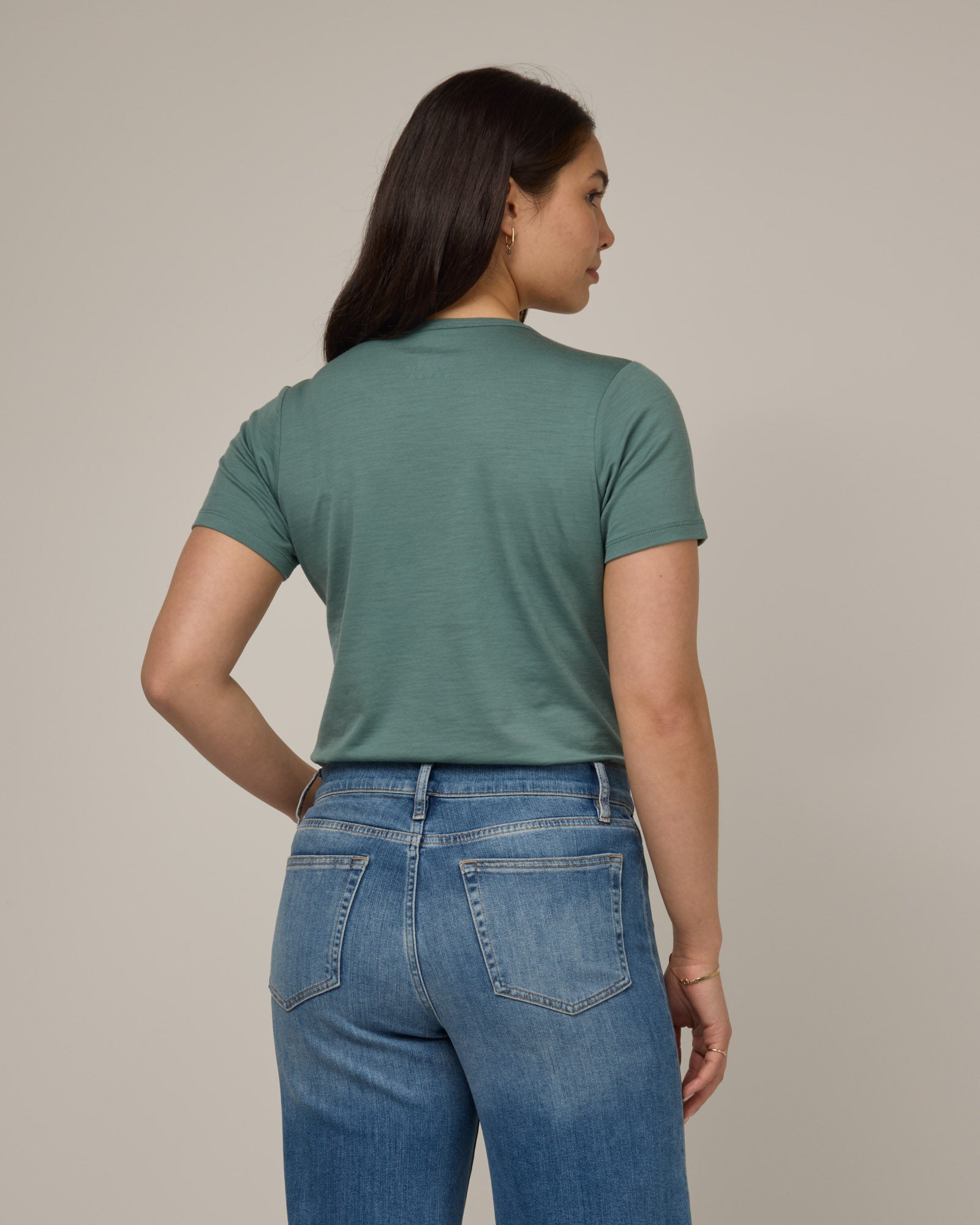 Cara 100% Wool Fitted Tee