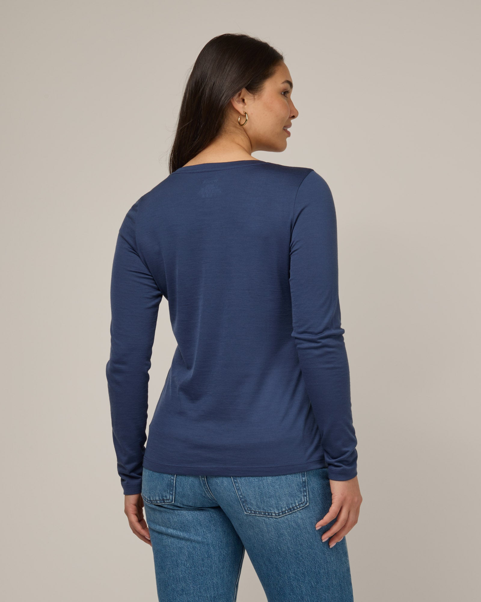 Melanie Ruched V-Neck Tee
