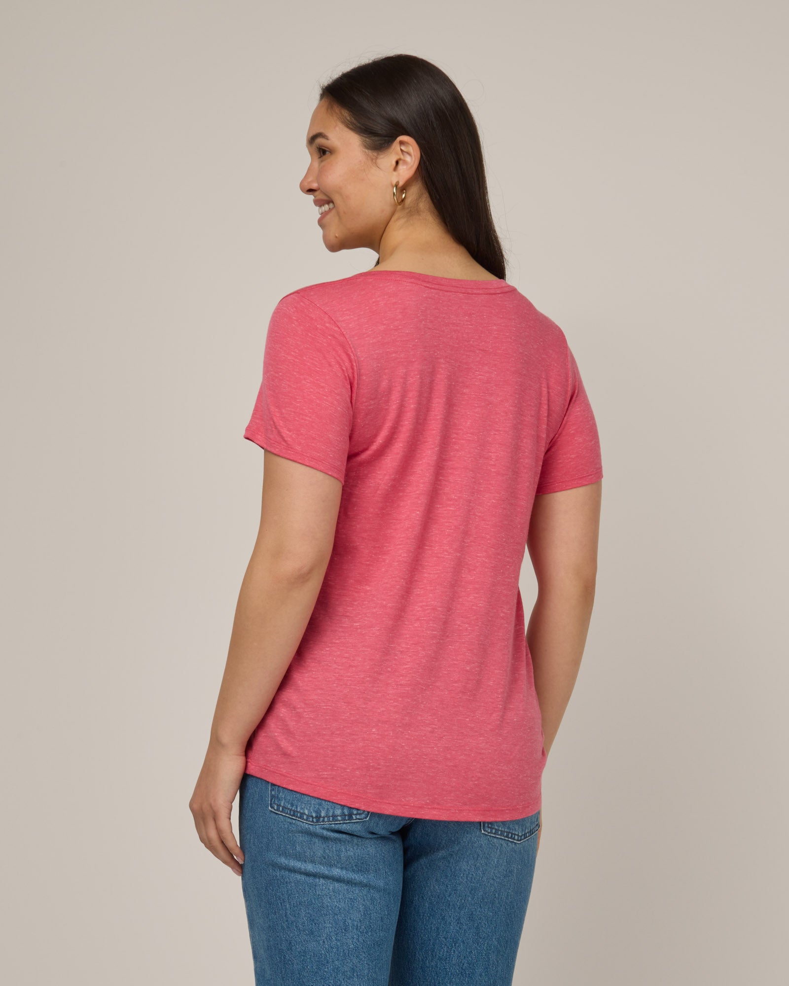Stella Linen Scoop Neck Tee