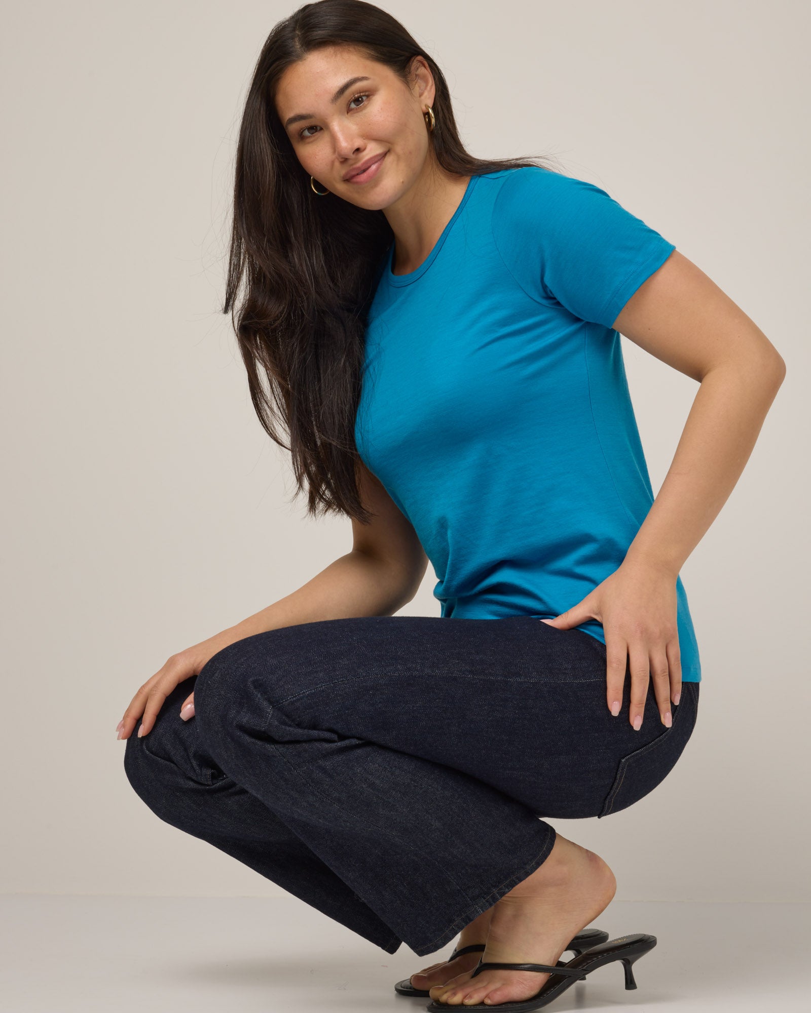 Cara 100% Wool Fitted Tee