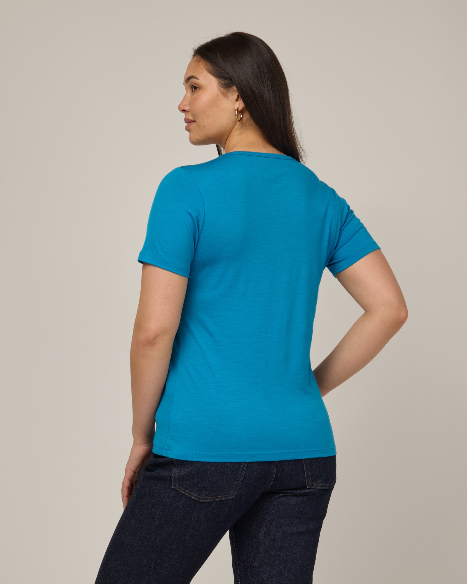 Cara 100% Wool Fitted Tee