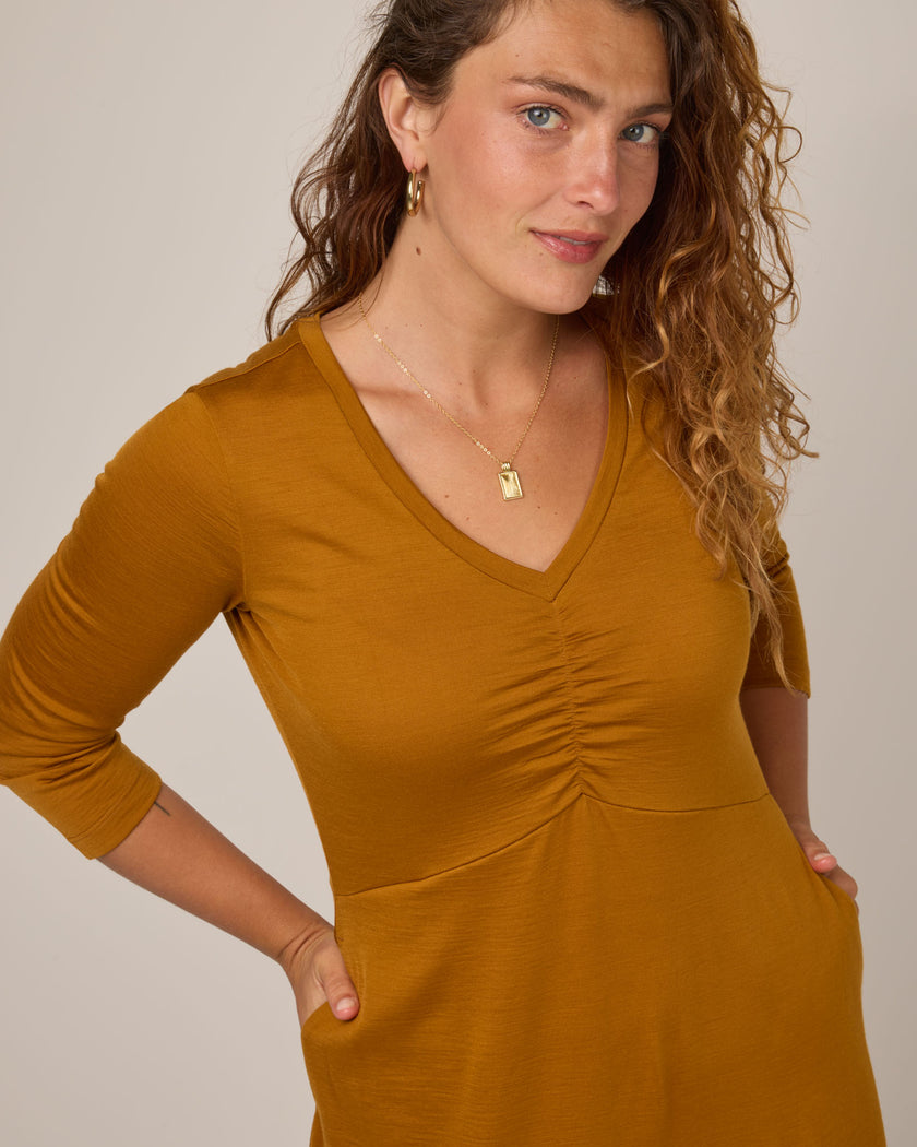 Emilia Ruched Dress