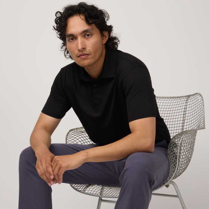 model-spec:Said is 6'2", and wears size M