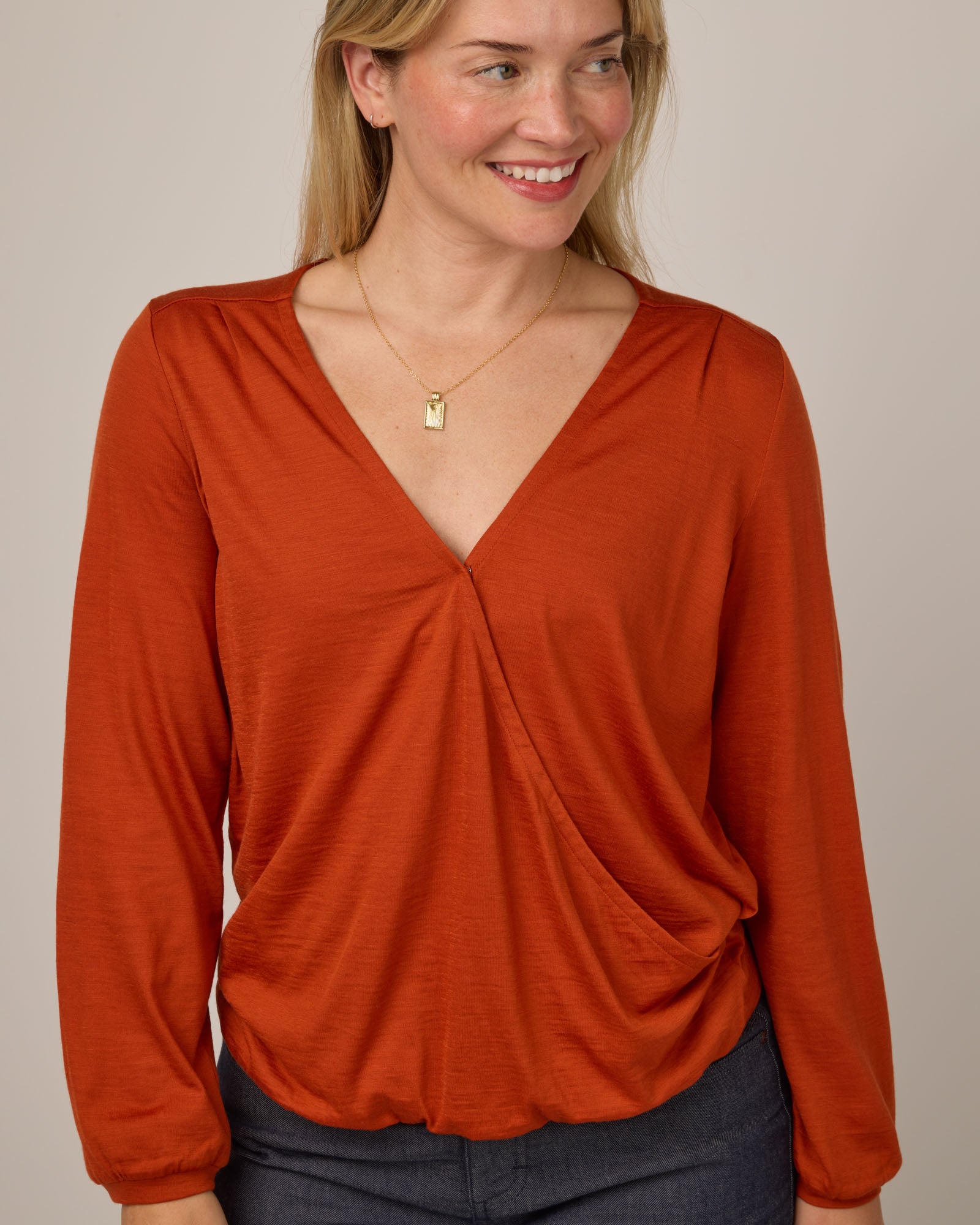 Diana Surplice Top
