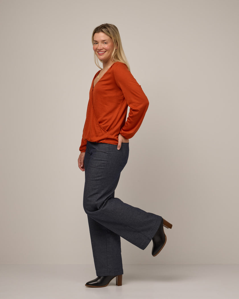 Diana Surplice Top