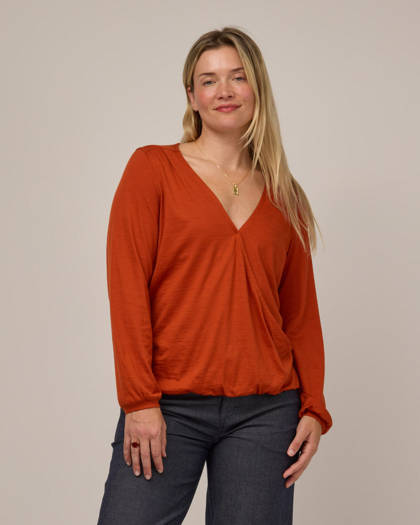 Diana Surplice Top