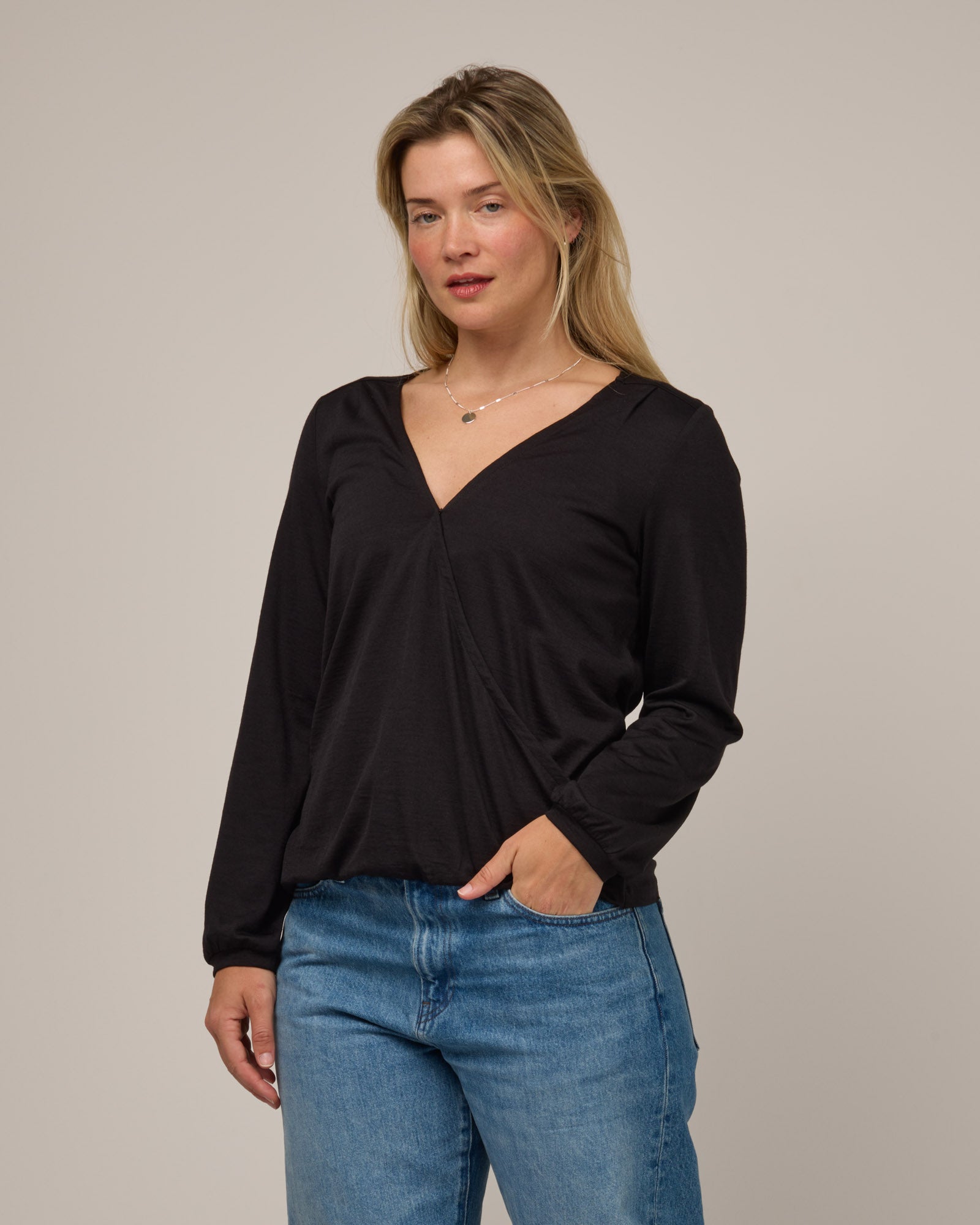Diana Surplice Top