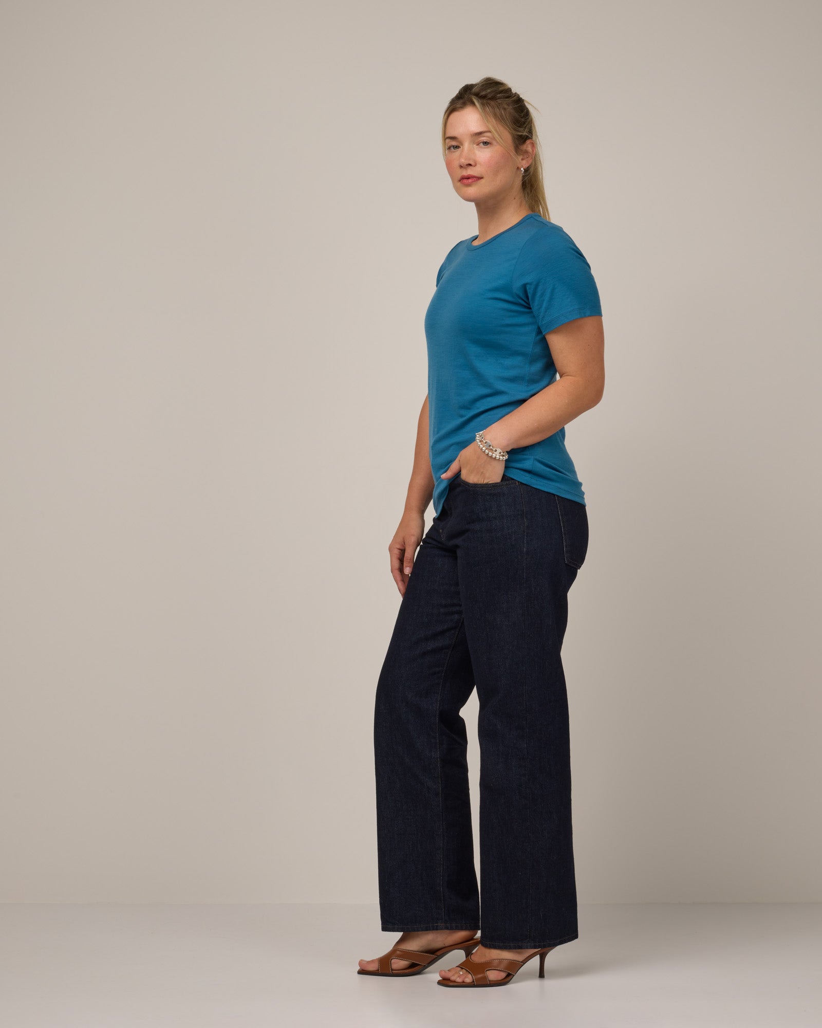 Cara 100% Wool Fitted Tee