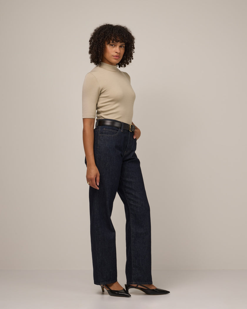 Krystal Mock Neck Top