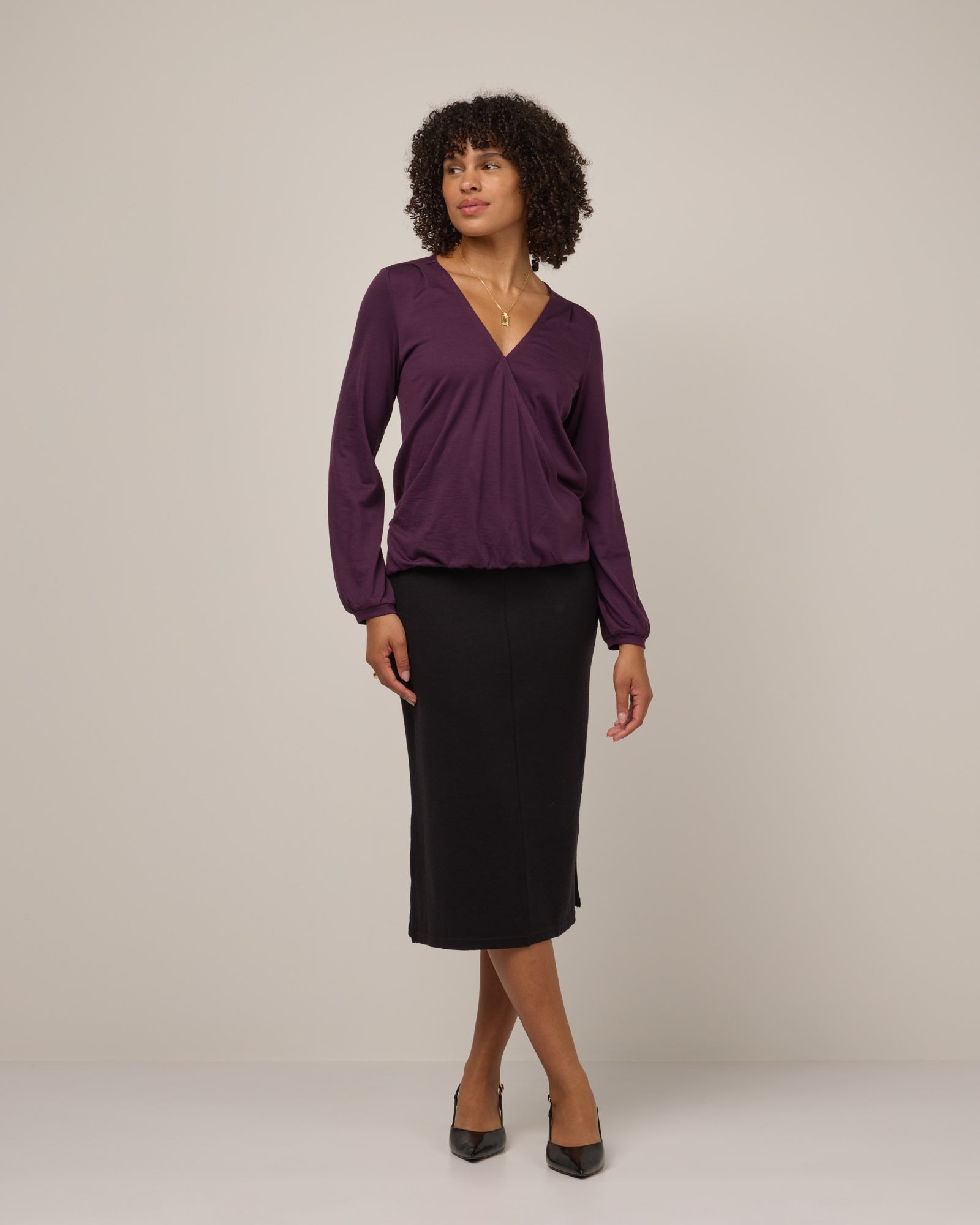 Diana Surplice Top