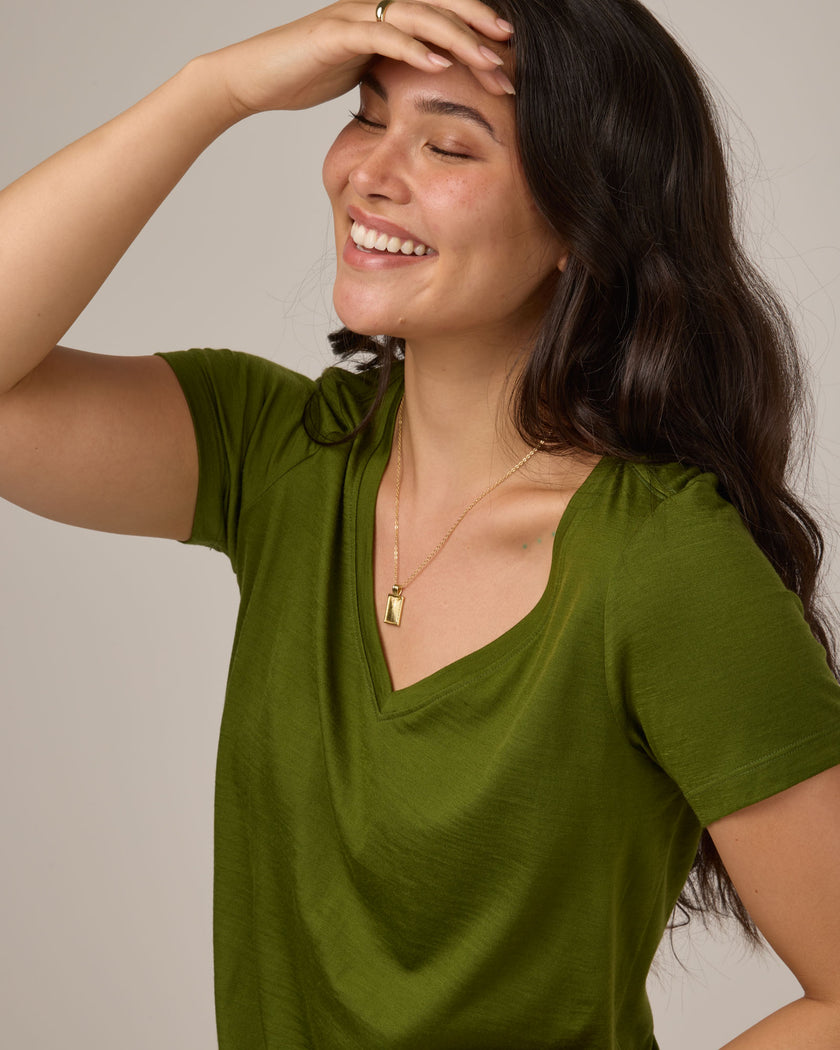 Morgan V-Neck Tee