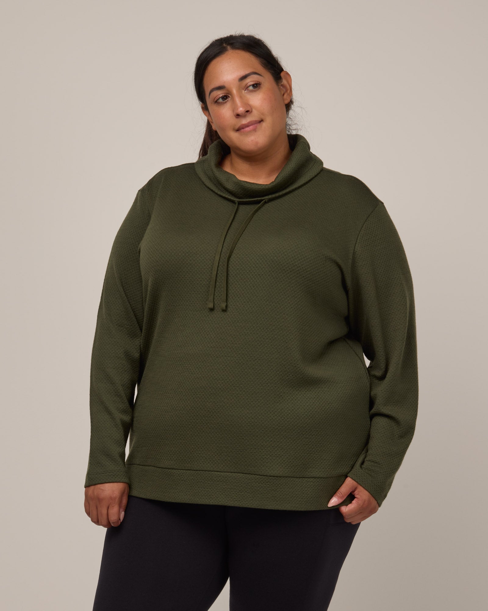 model-spec:Ally is 5'7", wearing a size 2X