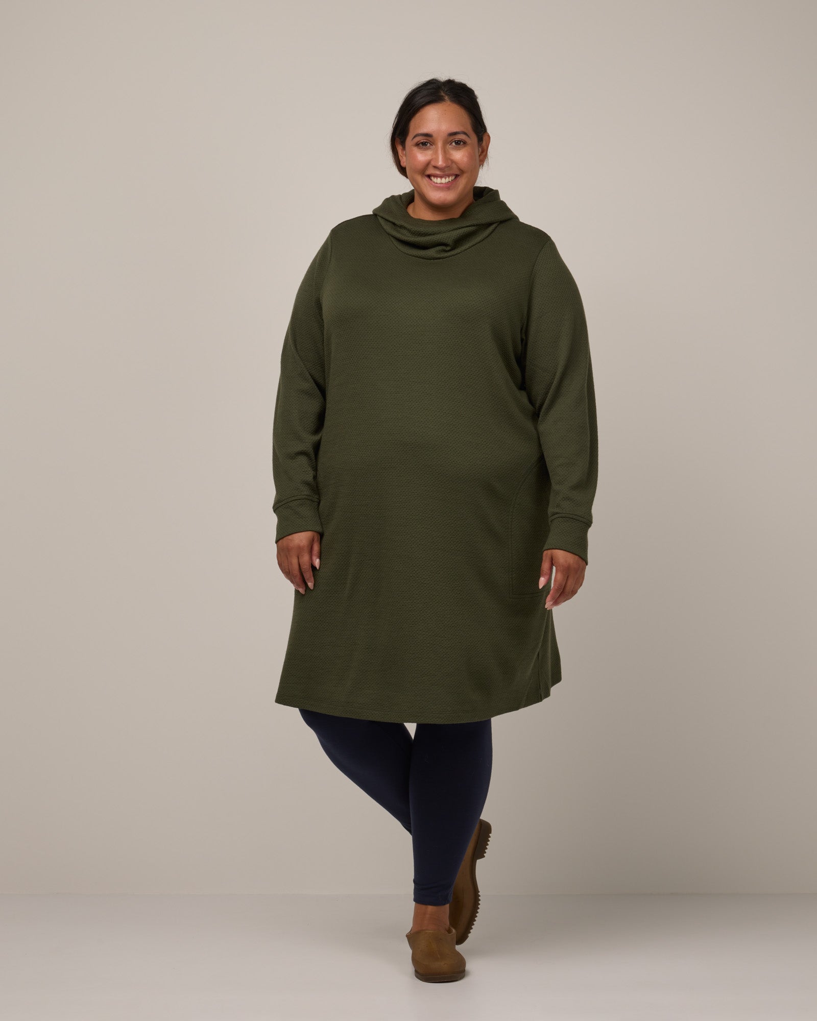 Mikayla Cowl Neck Dress