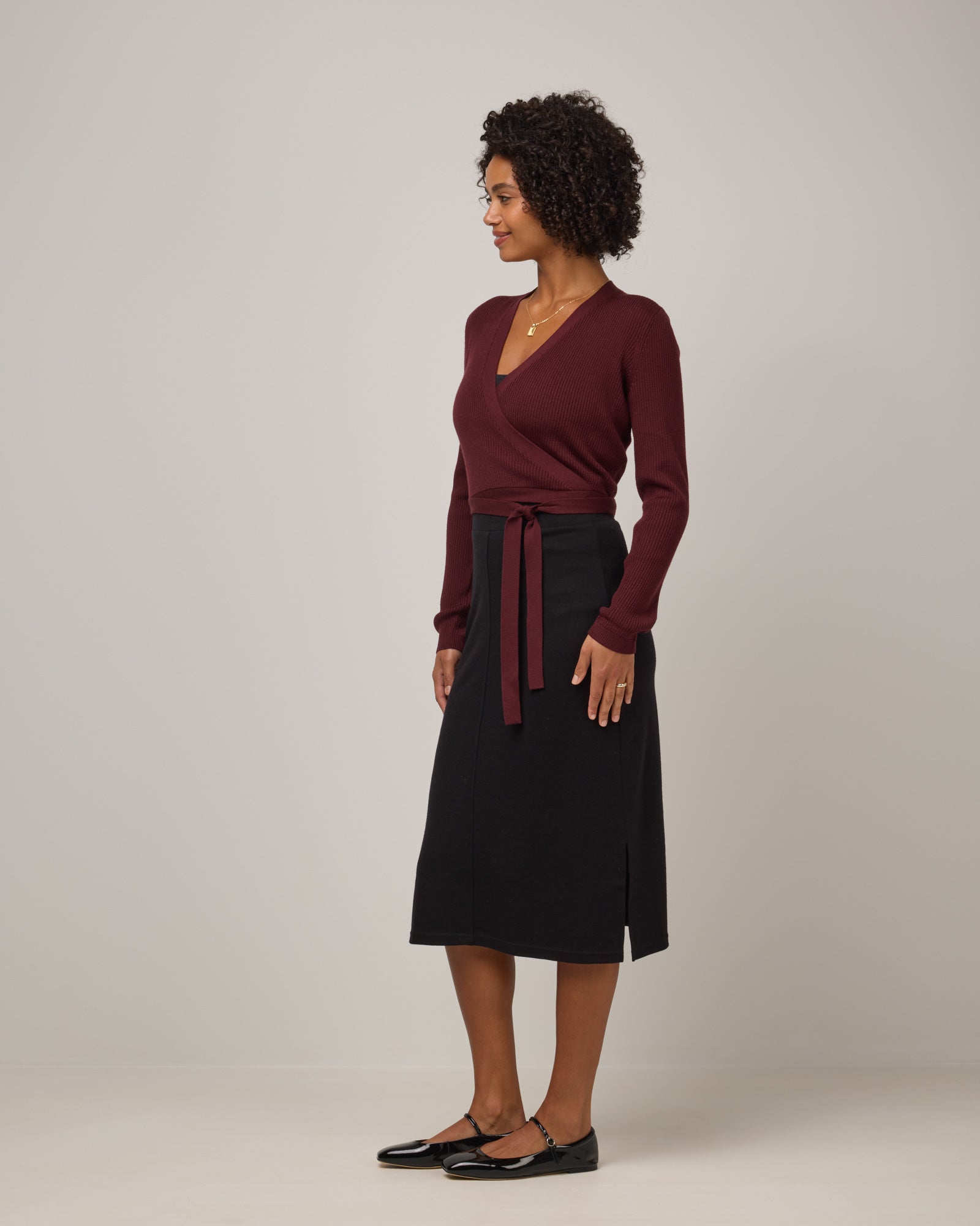 Adeline Wrap Sweater