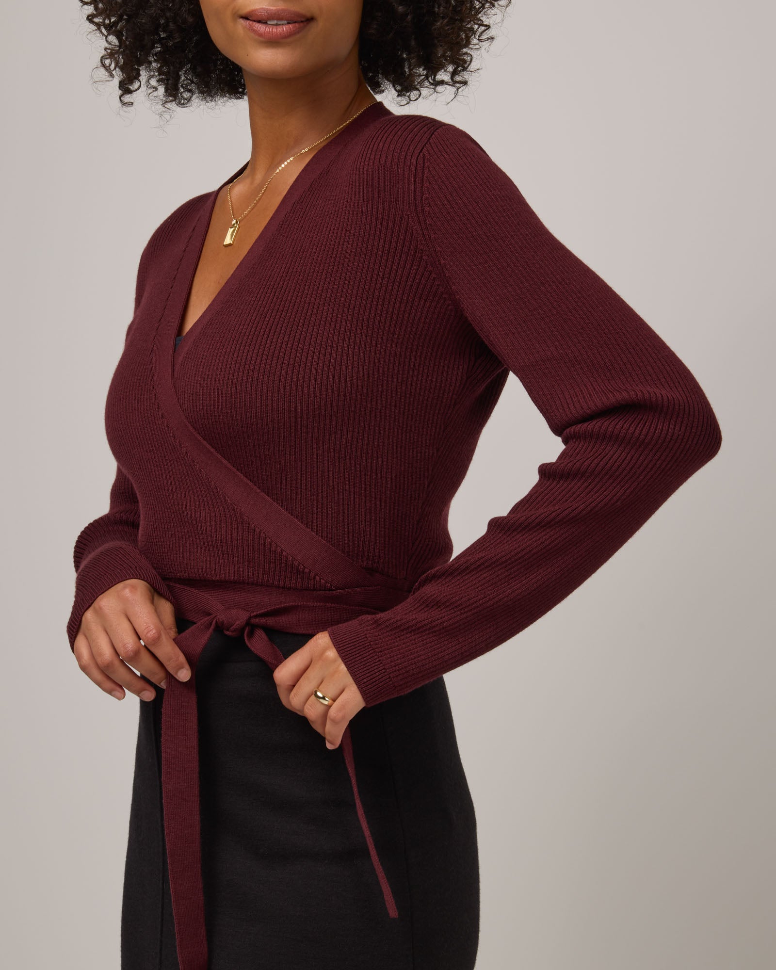Adeline Wrap Sweater