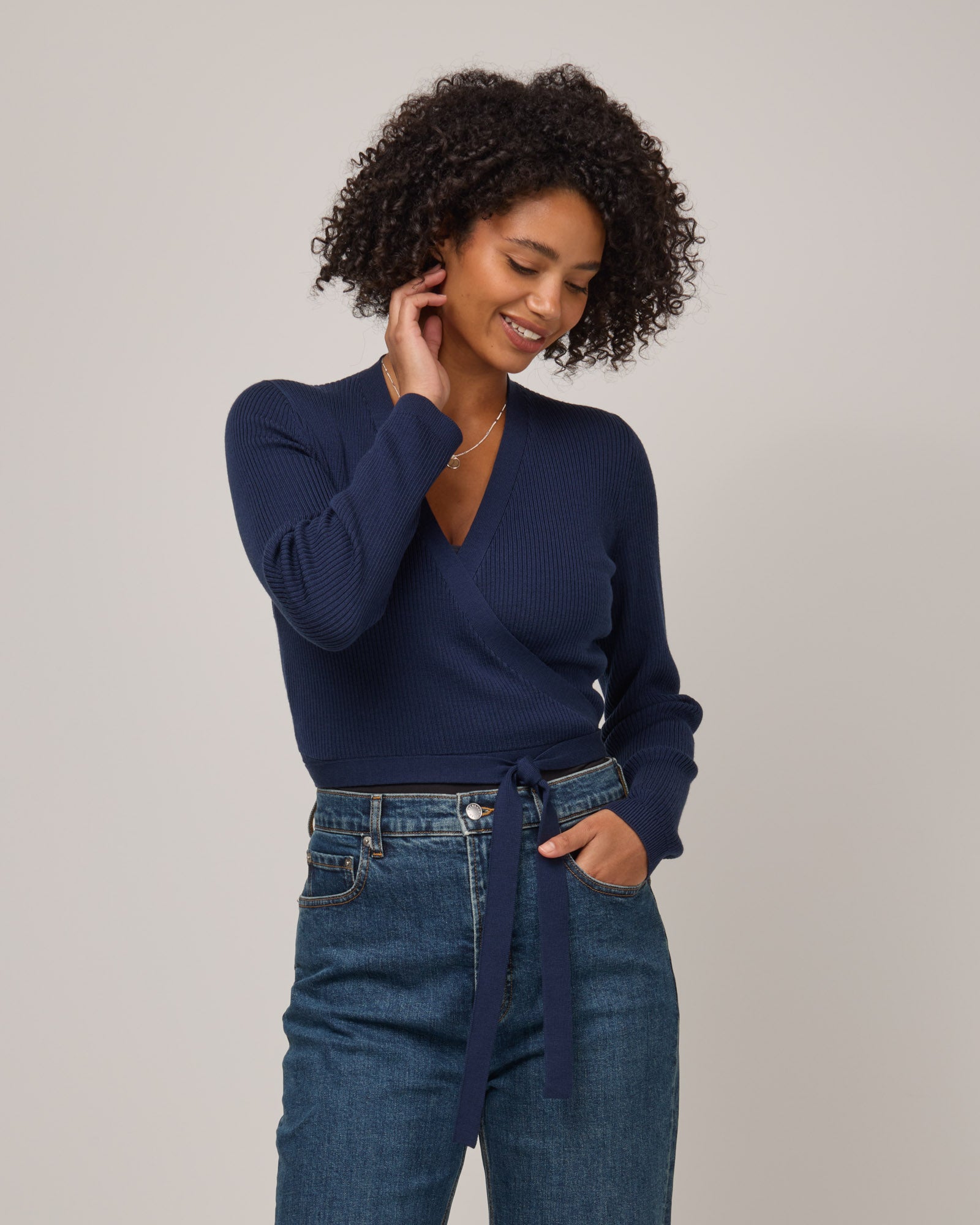 Adeline Wrap Sweater