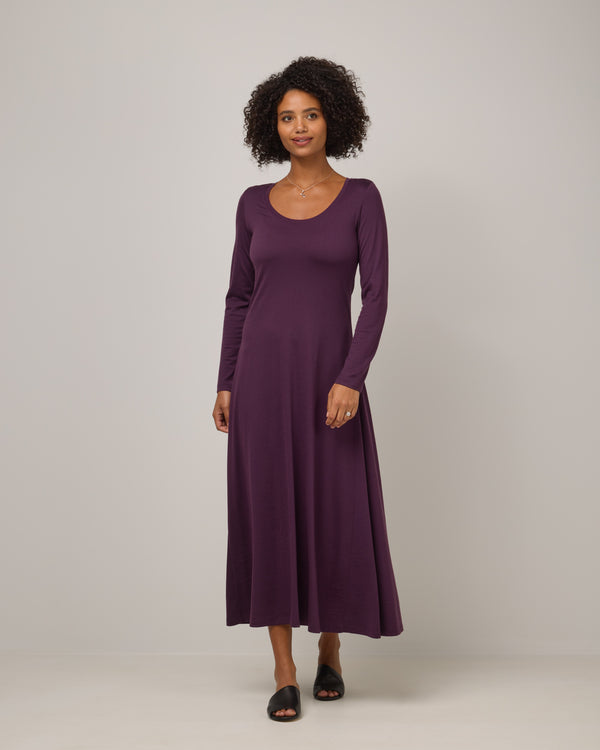 Valerie Merino Wool Maxi Dress - Marionberry Valerie Merino Wool Maxi Dress - Marionberry