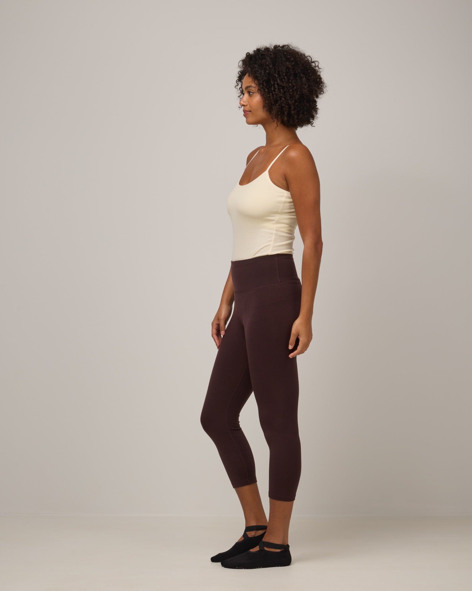 Summit Merino Wool Crop Legging - Espresso – Axis Midweight Crop