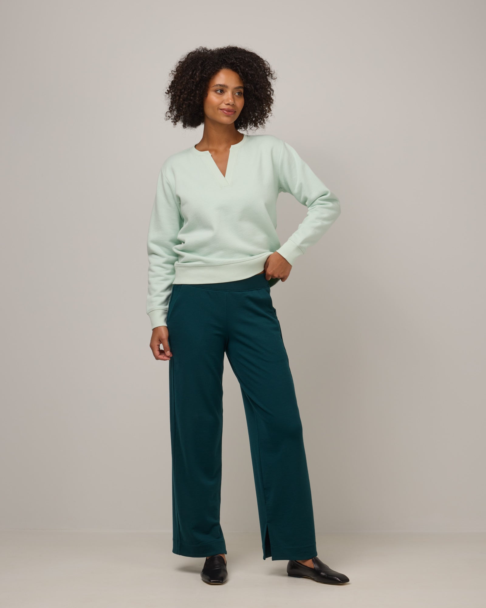 Aspen Wide Leg Sweatpants