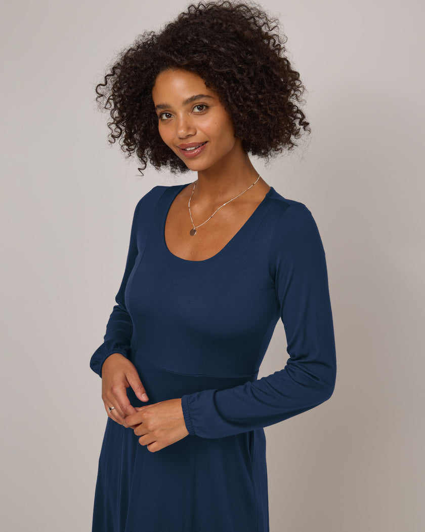 Ahna Merino Wool Empire Waist Dress