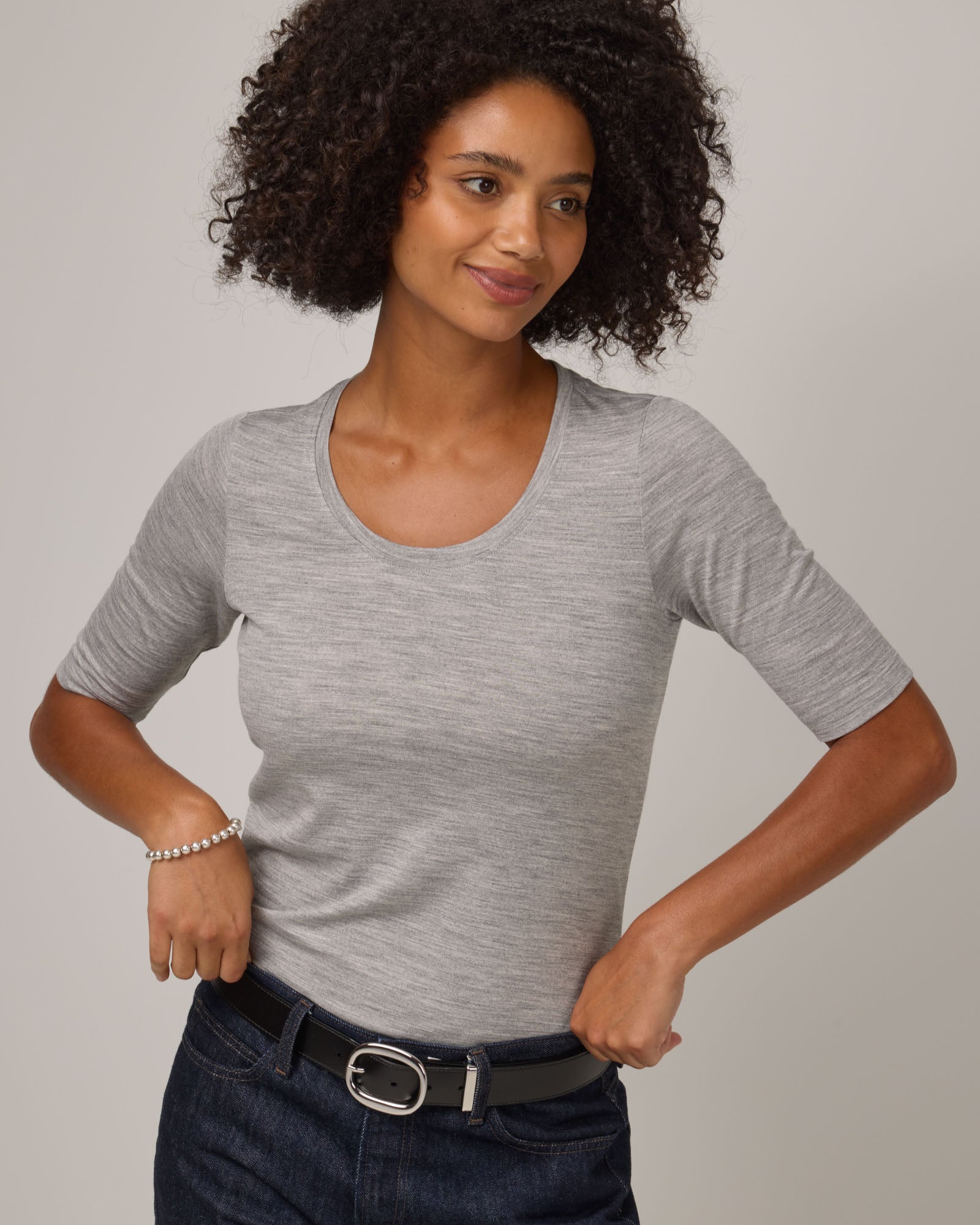 Celine Signature Elbow Sleeve Tee