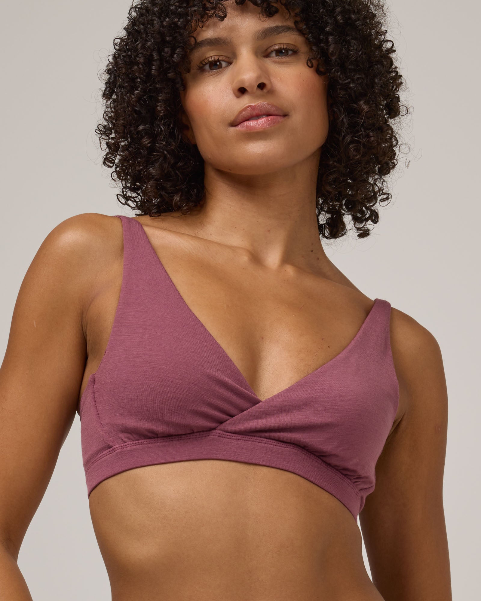 Roam Merino Wool Convertible Wrap Bra - Rosewood – Roam