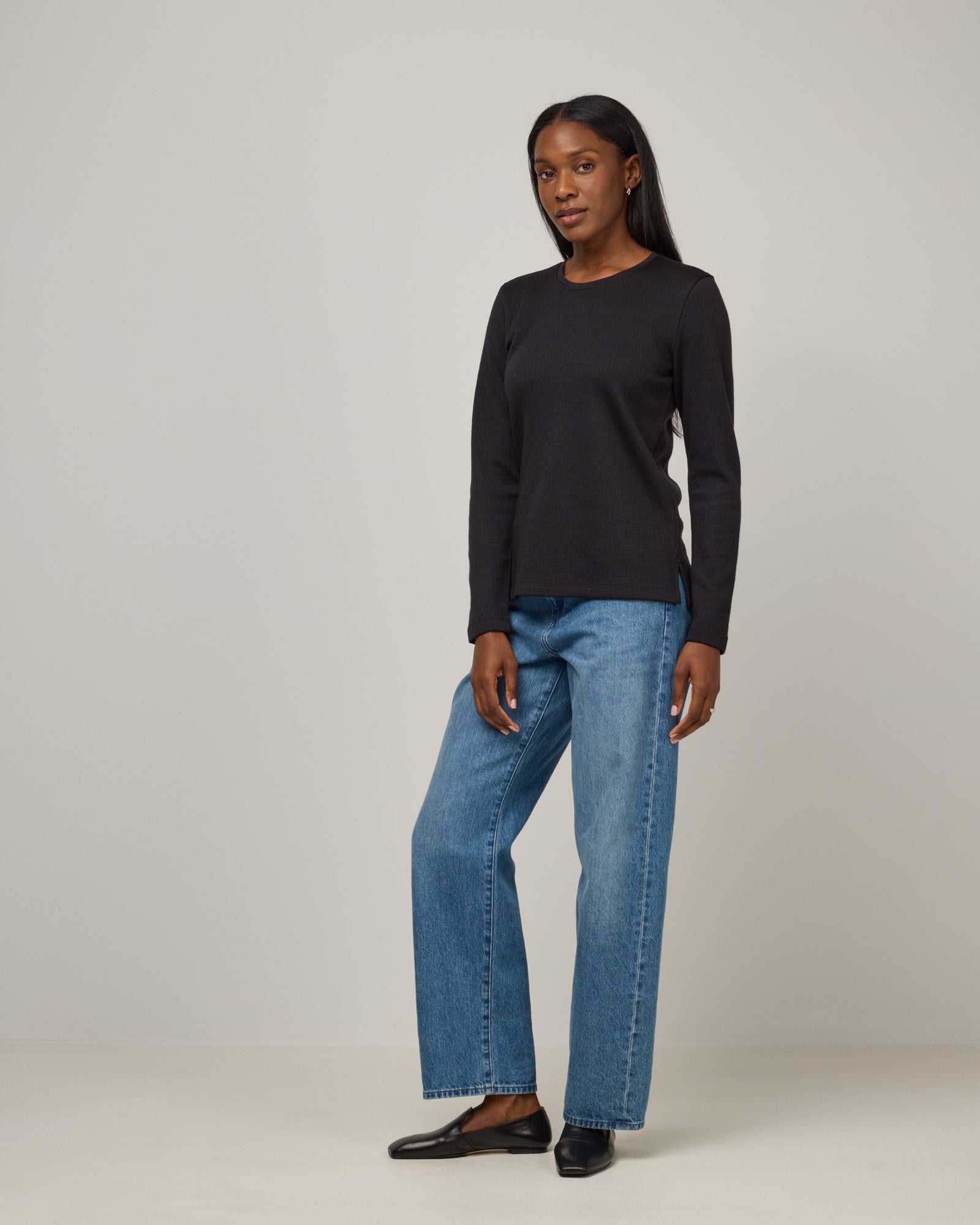 Rayne Double Knit Ribbed Top