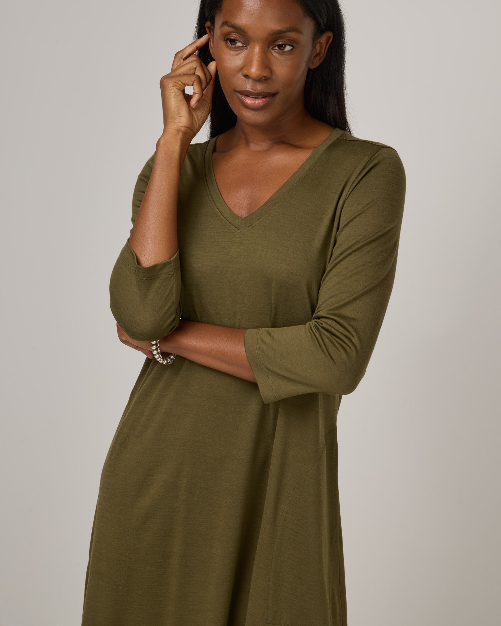 Willow Merino Wool Swing Dress Willow Merino Wool Swing Dress