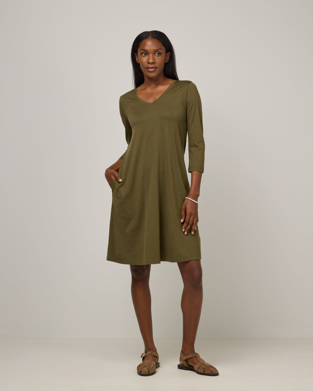 Willow Merino Wool Swing Dress