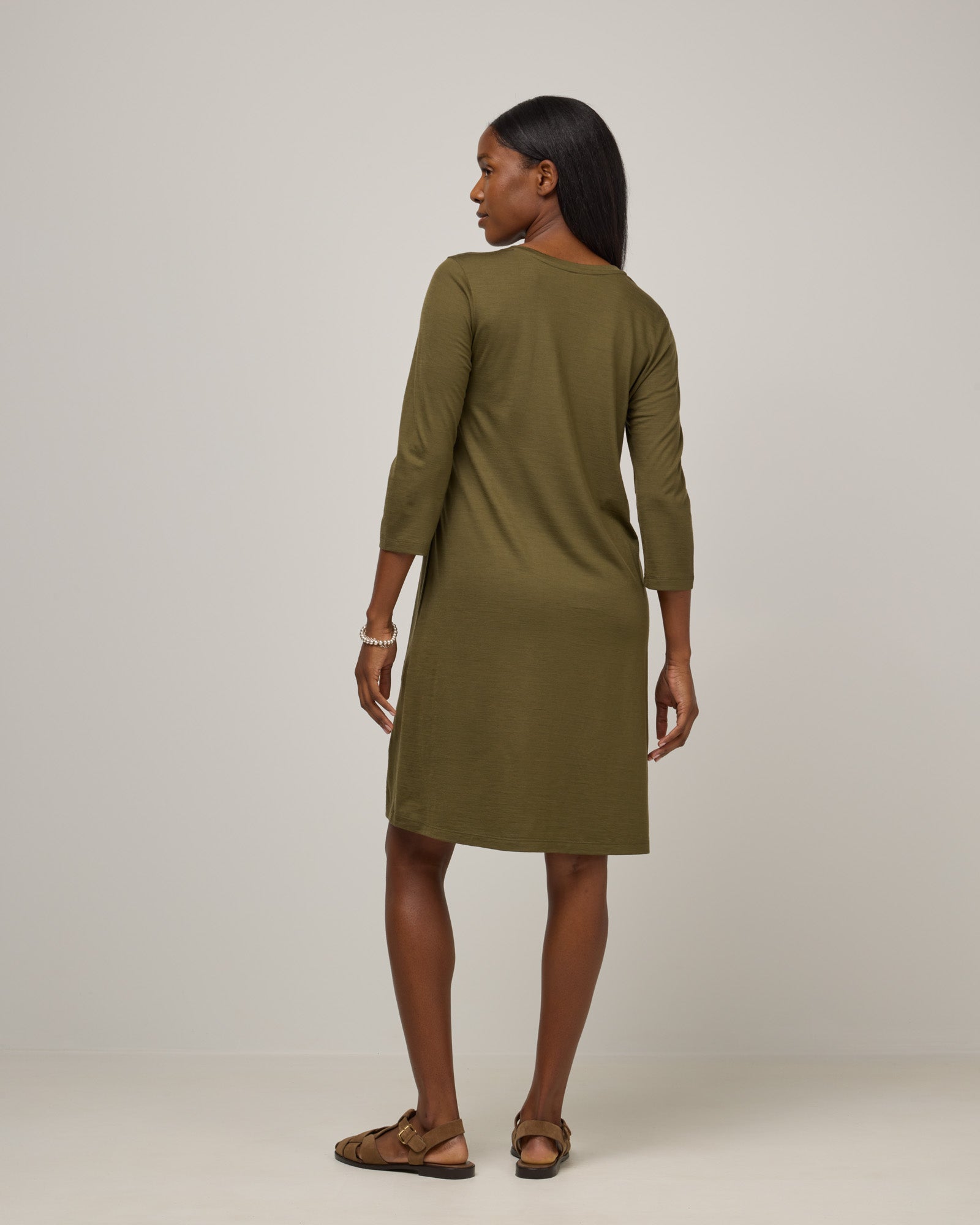 merino wool dresses Willow Merino Wool Swing Dress