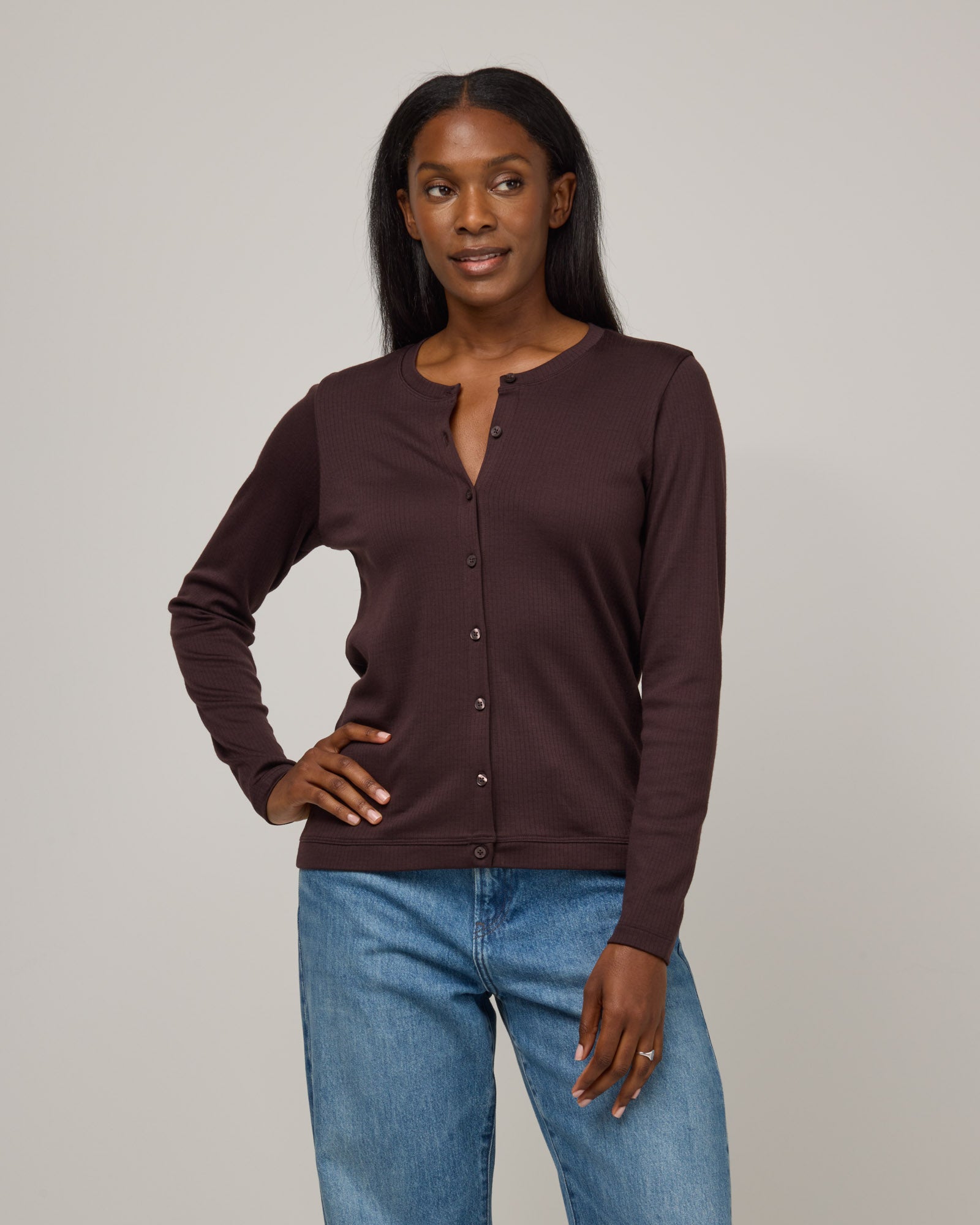 Celeste Ribbed Cardigan