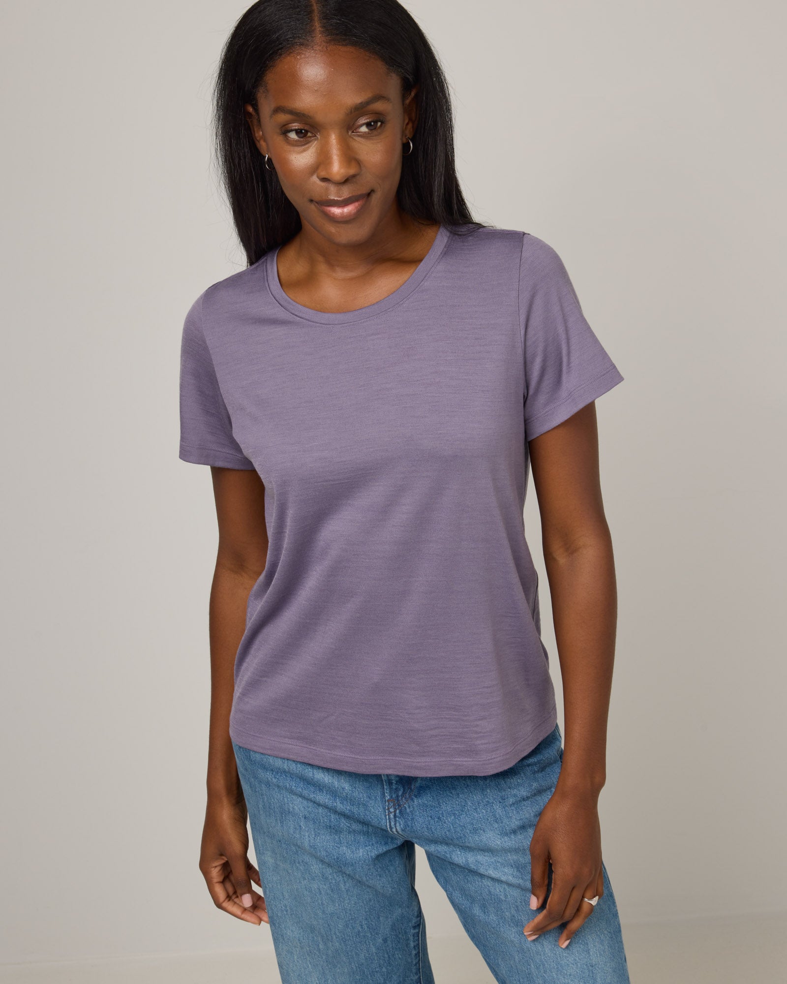 Zoe Easy Crew Neck Tee