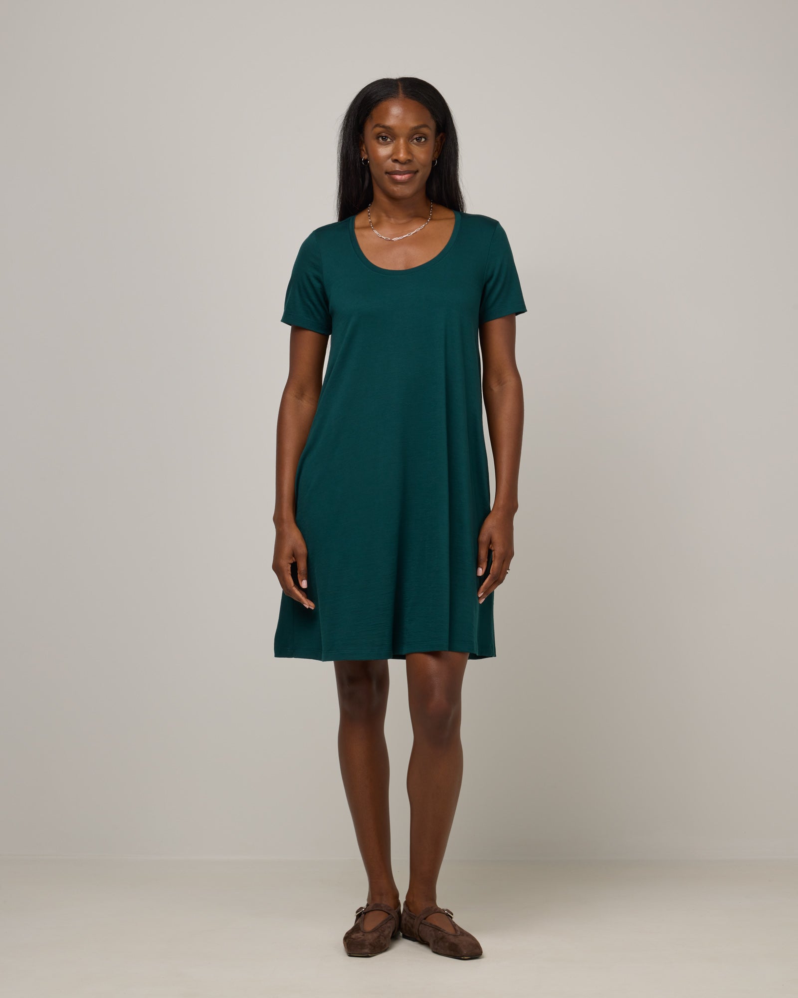 Brooklyn Merino Wool Reversible Dress - Marionberry – Brooklyn