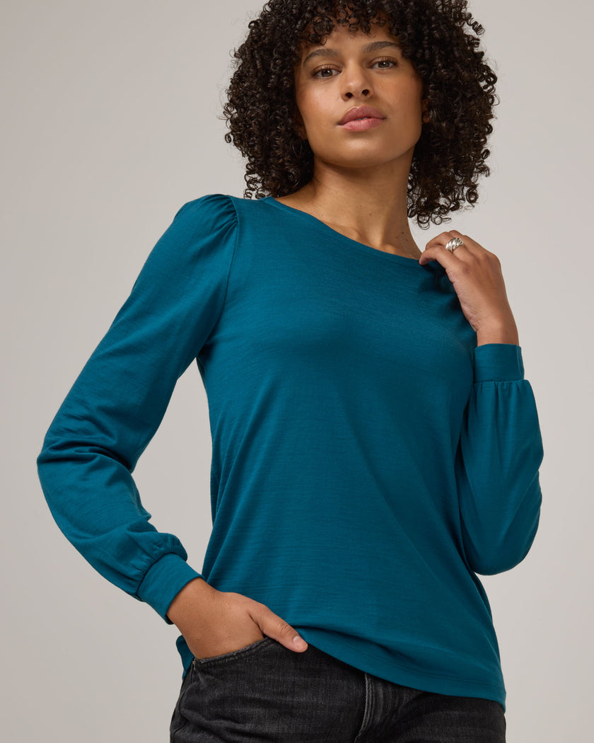 Edith Puff Sleeve Top