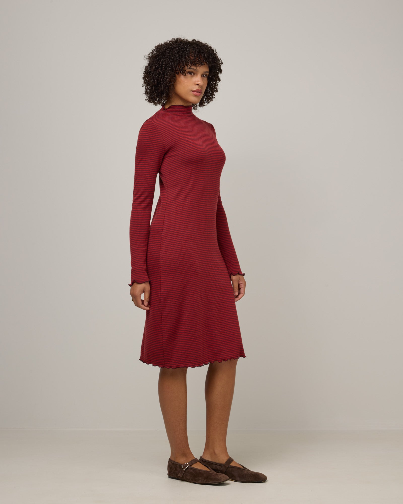long sleeve daphne dress Daphne Long Sleeve Maxi Dress - Charcoal
