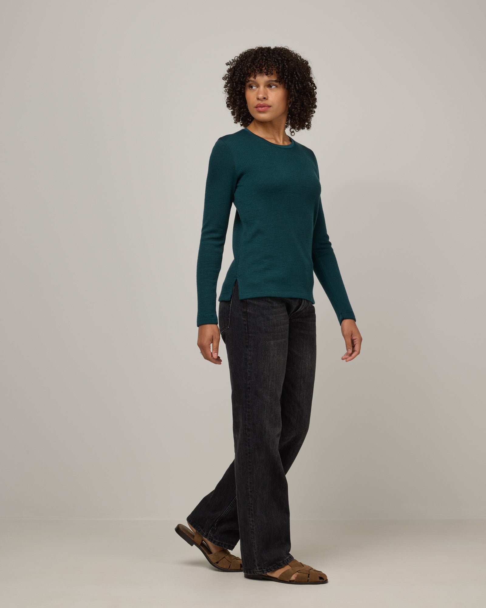 Rayne Double Knit Ribbed Top