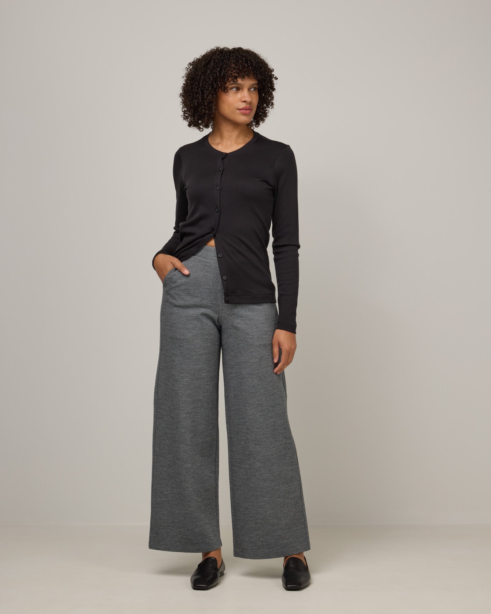 Lane Wide Leg Ponte Pant