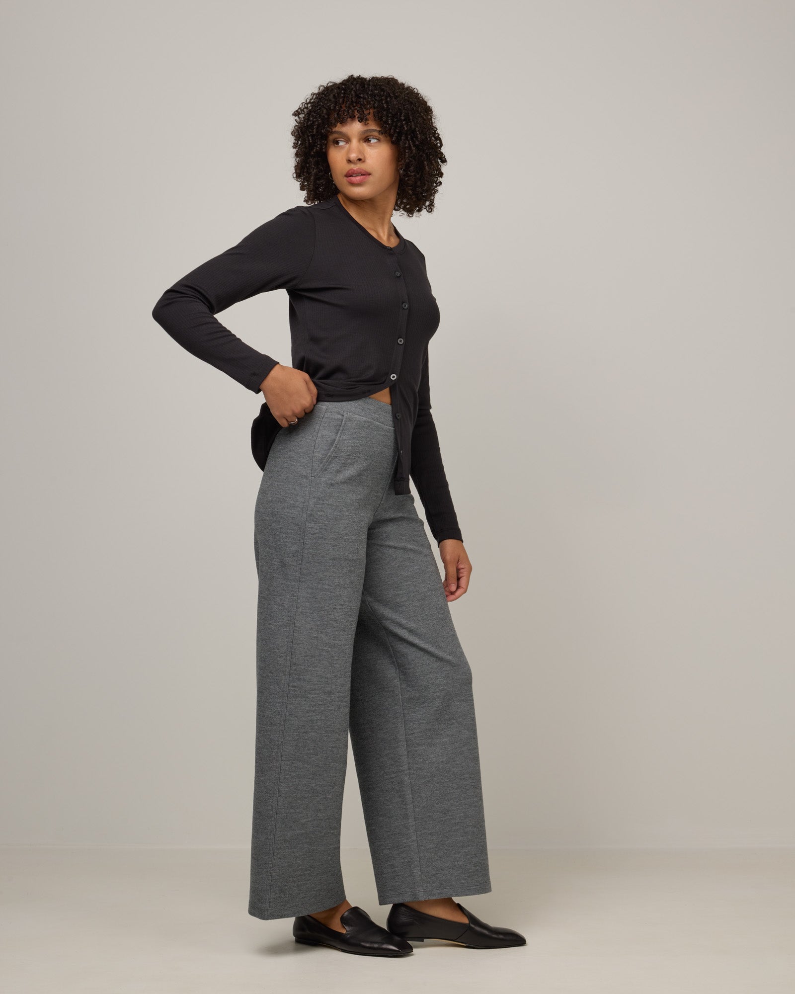 Lane Wide Leg Ponte Pant