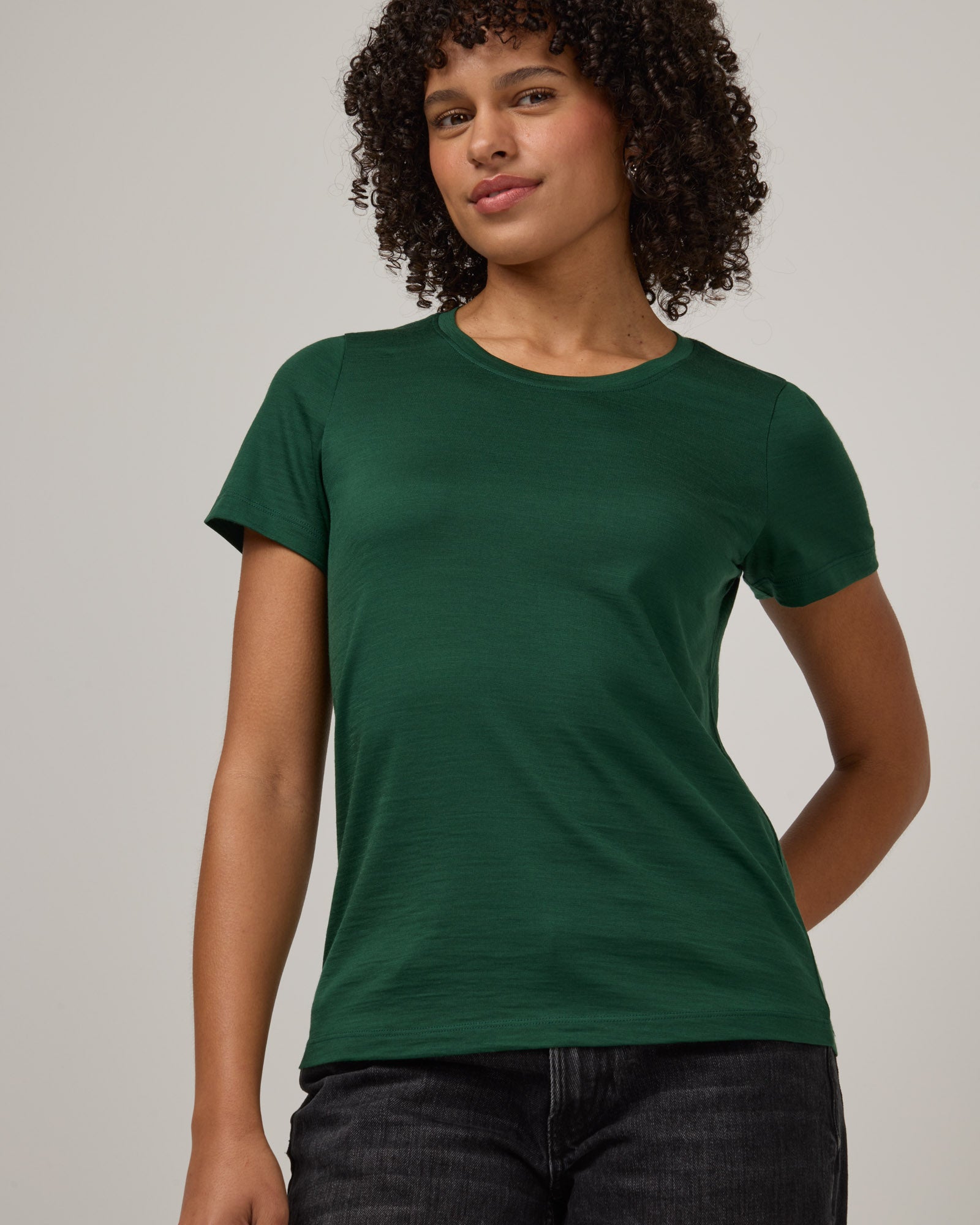 Zoe Easy Crew Neck Tee