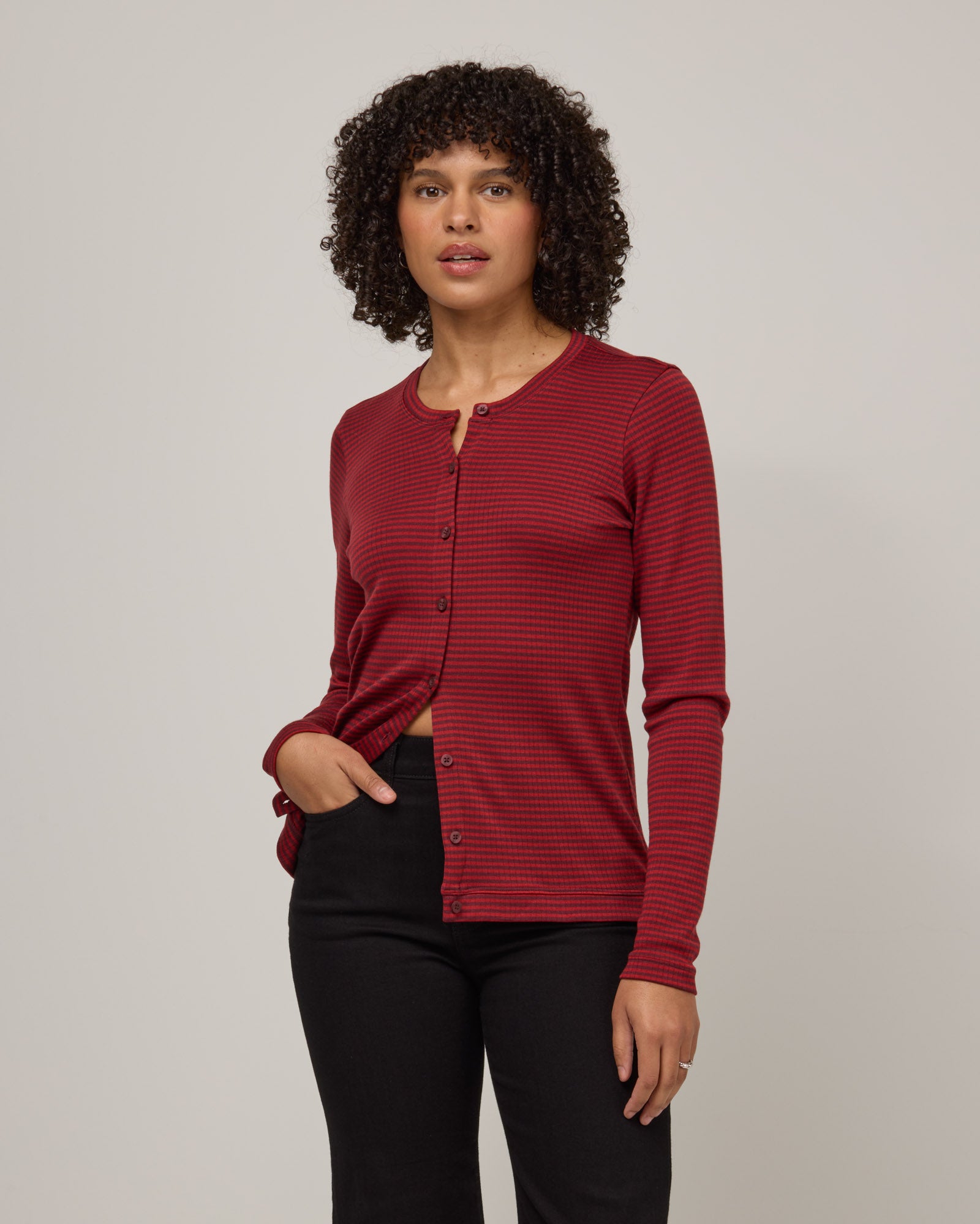 Celeste Ribbed Cardigan