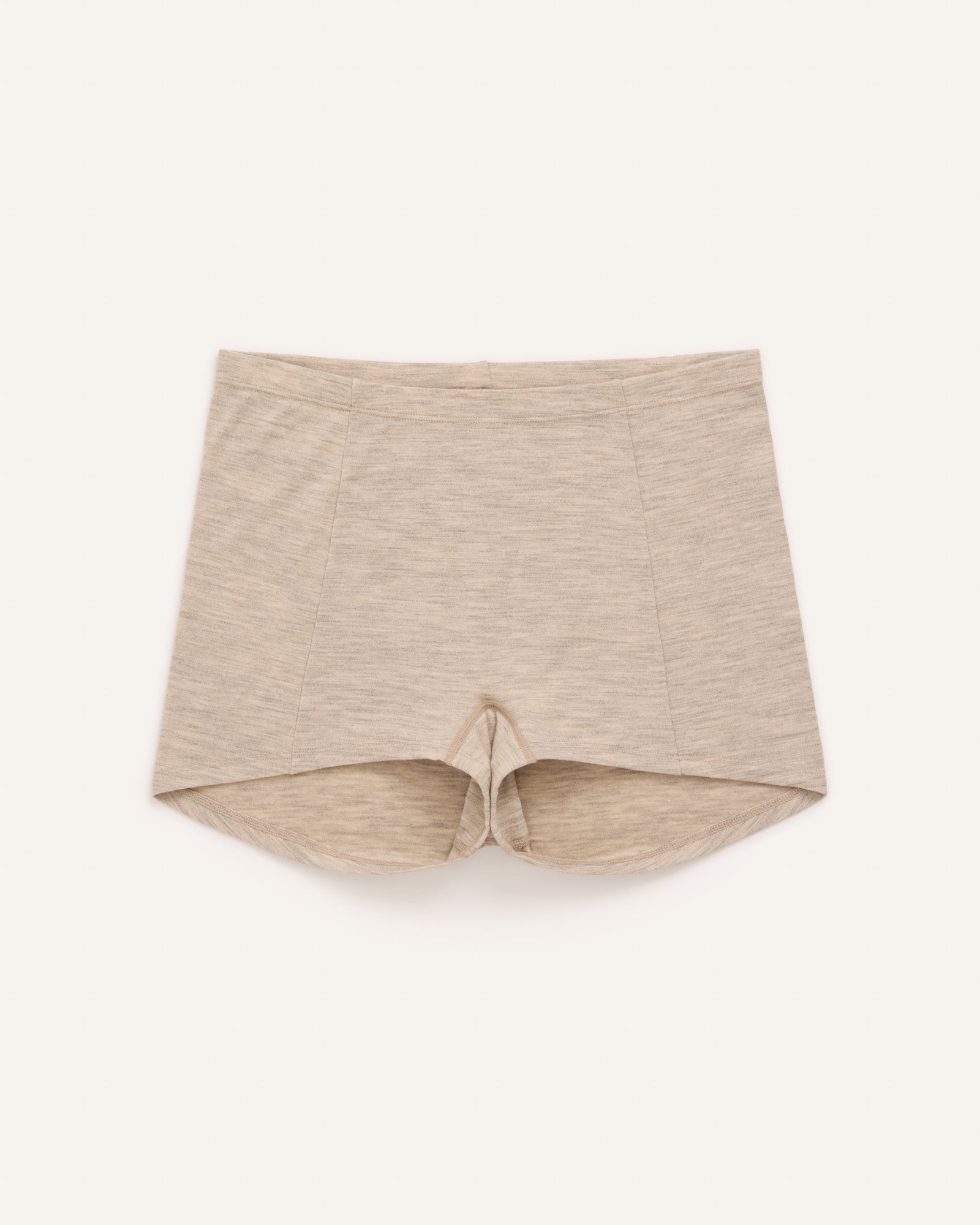 Roam High Waist Merino Wool Shortie - Oatmeal Heather – Roam