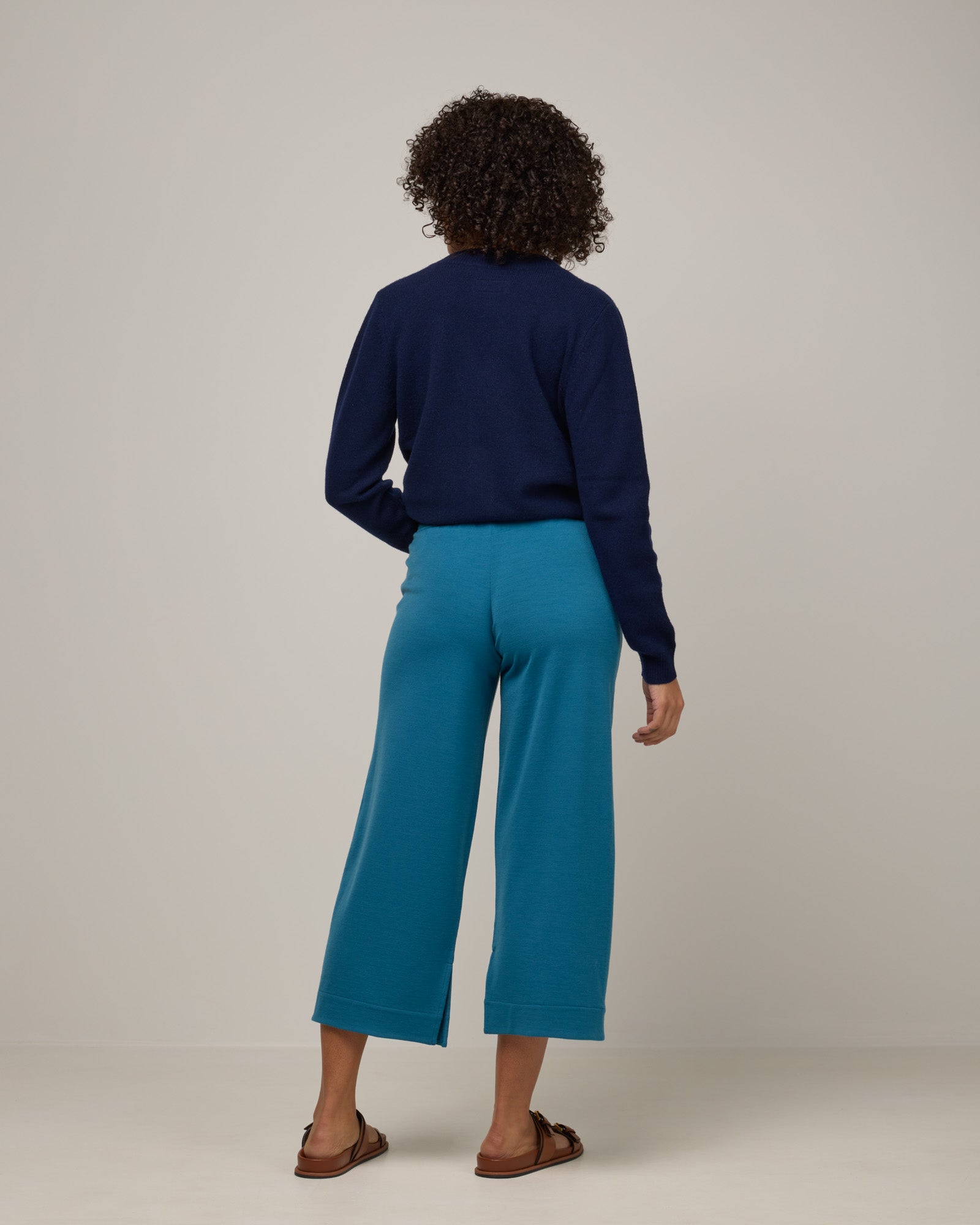 Aspen Wide Leg Crop Sweatpants