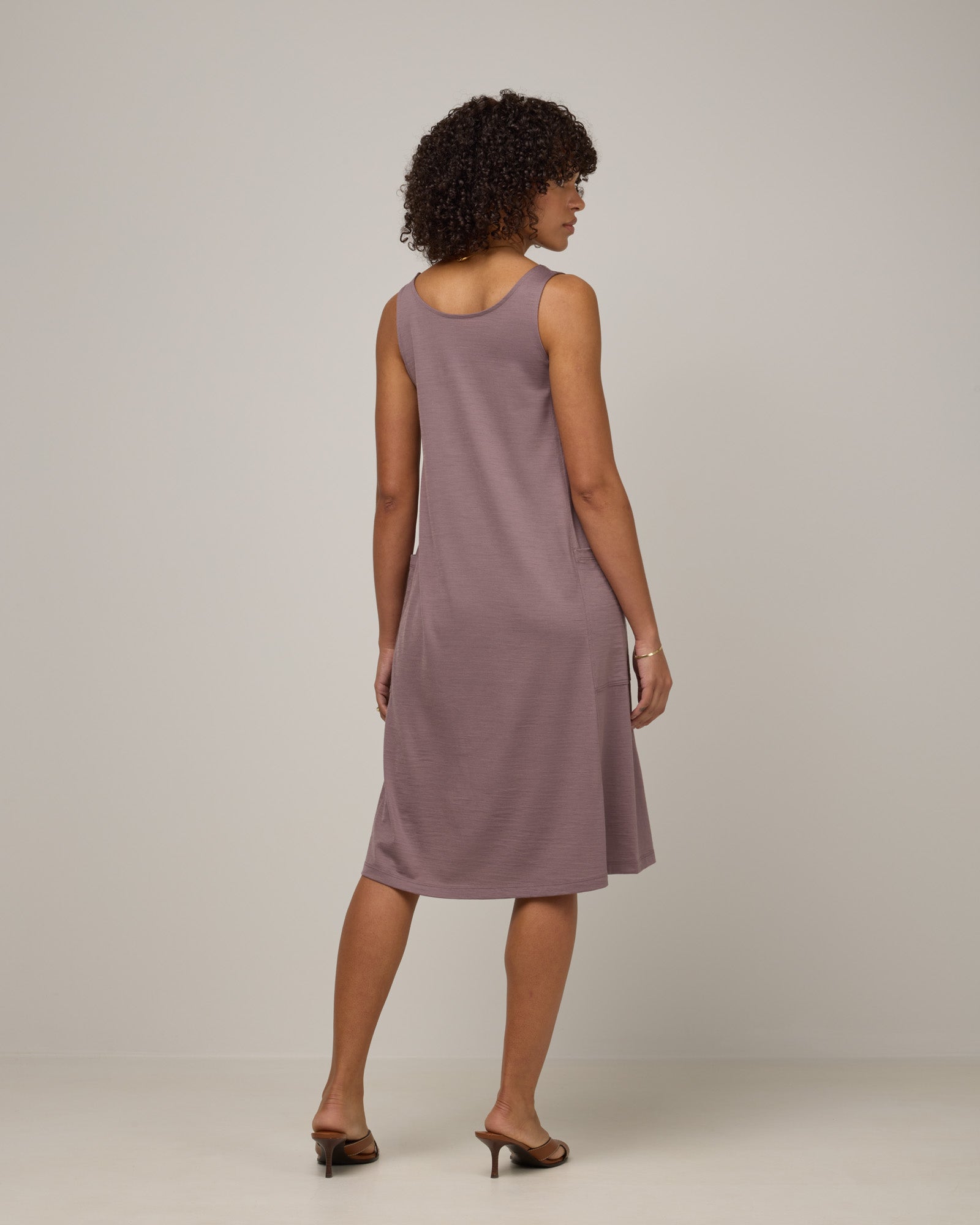 Summer Merino Wool Reversible Dress - Lavender Summer Merino Wool Reversible Dress - Lavender