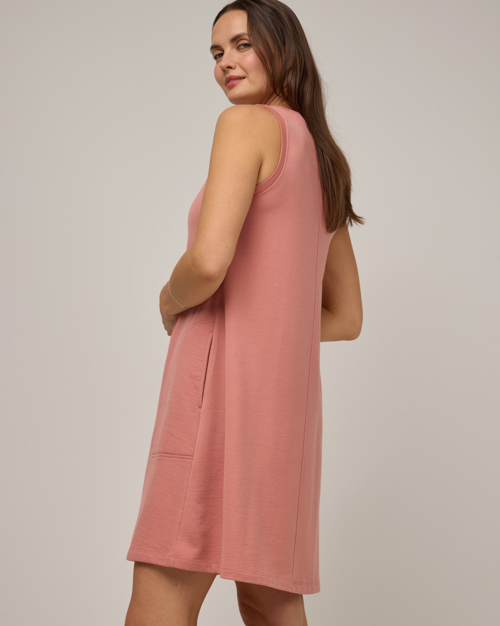 Sierra Merino Wool Tank Dress - Vintage Rose Sierra Merino Wool Tank Dress - Vintage Rose