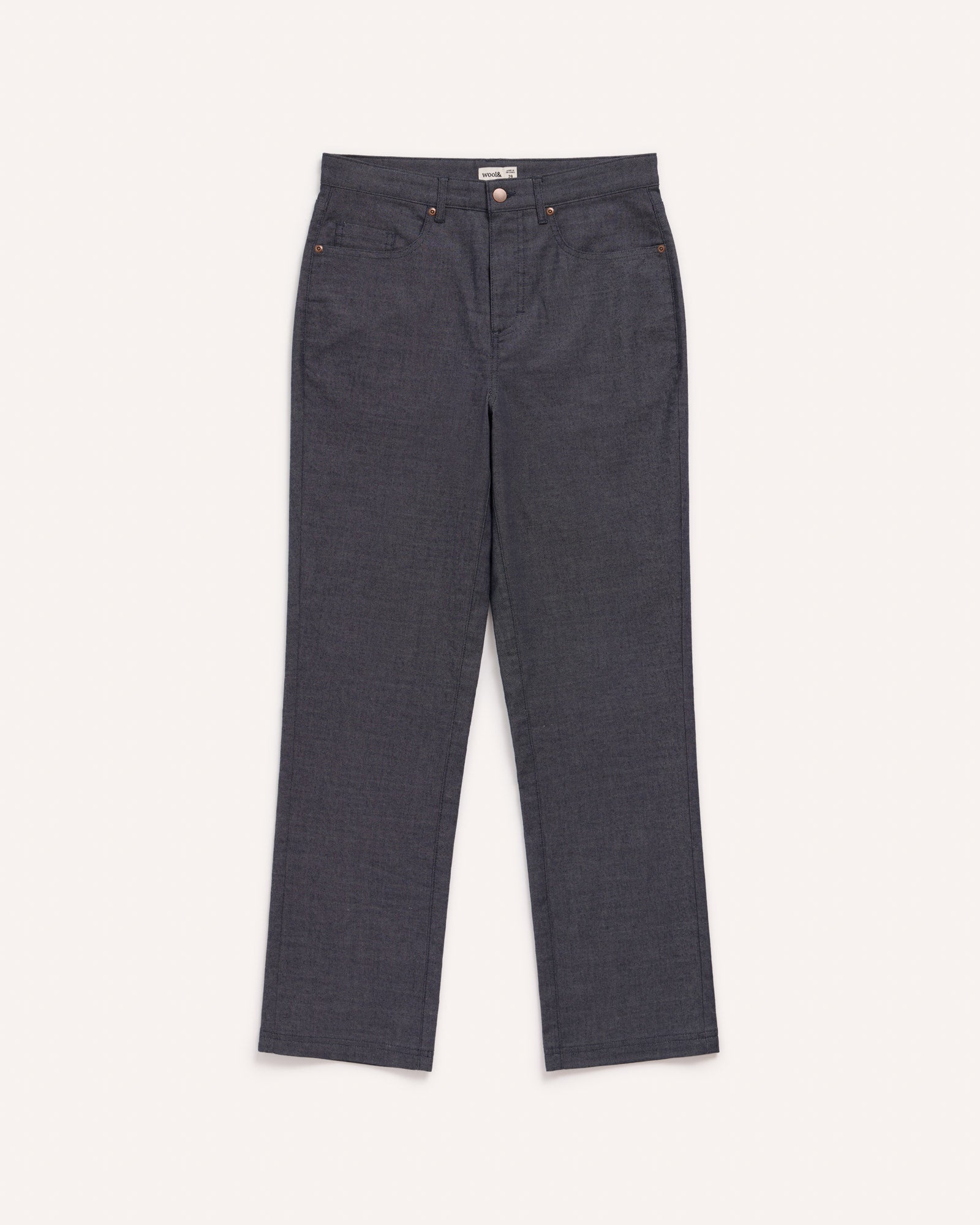 Hawthorne Straight Leg Merino Wool Denim Jean - Indigo Blue