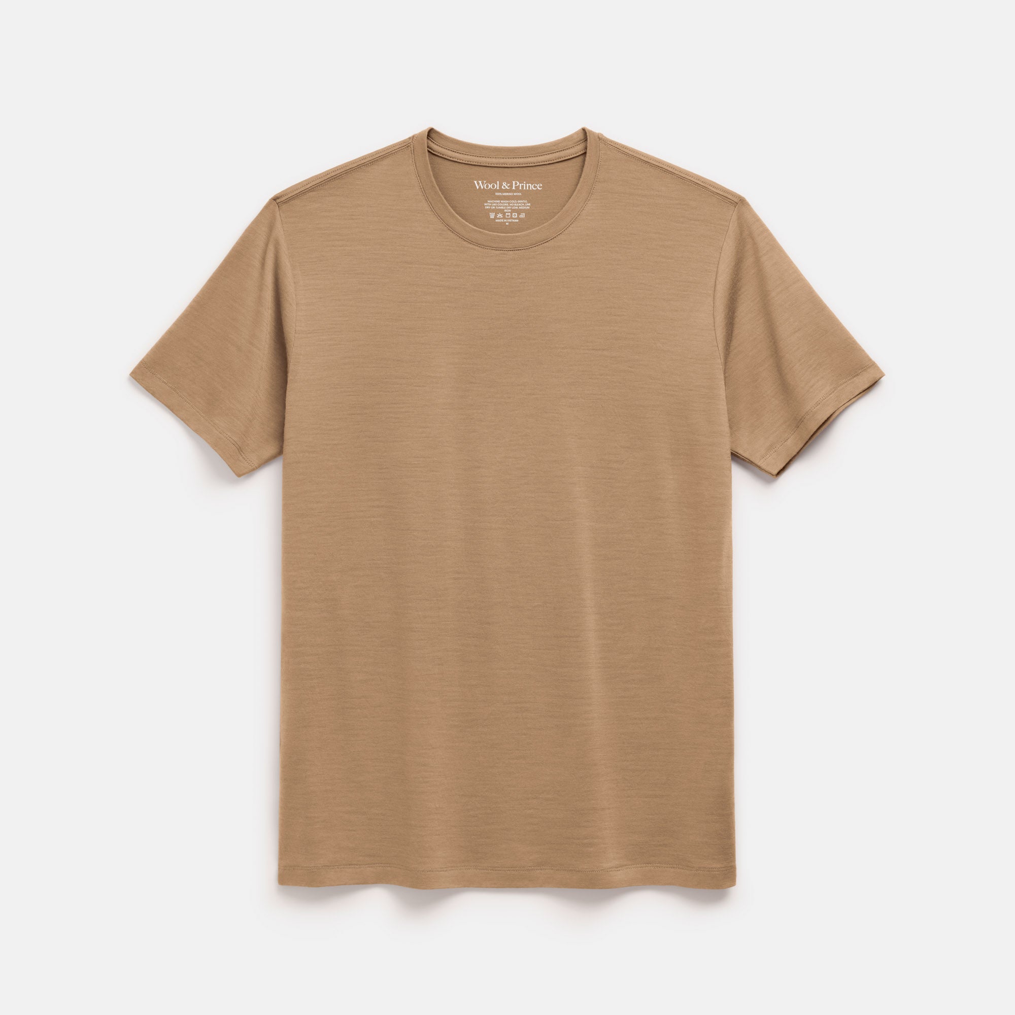 Men's 100% Wool Crew Neck Tee
