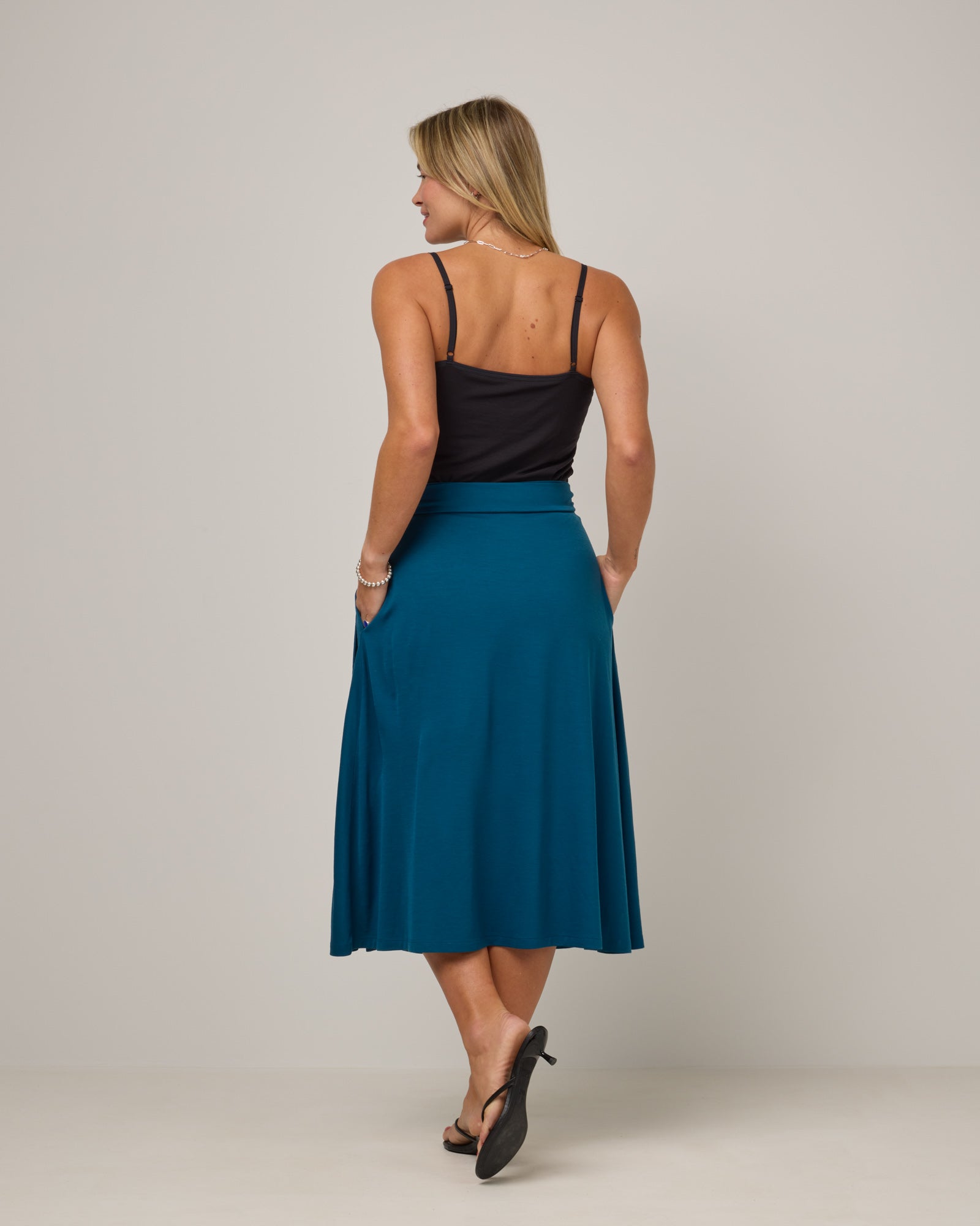 Skye Merino Wool Wrap Skirt - Ocean Teal Skye Wrap Skirt | wool& Skye Merino Wool Wrap Skirt - Ocean Teal Skye Wrap Skirt | wool&