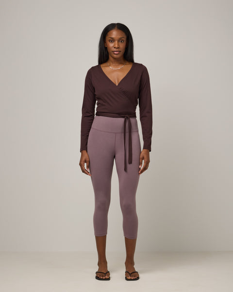 Summit Merino Wool Crop Legging - Lavender – Axis Midweight Crop